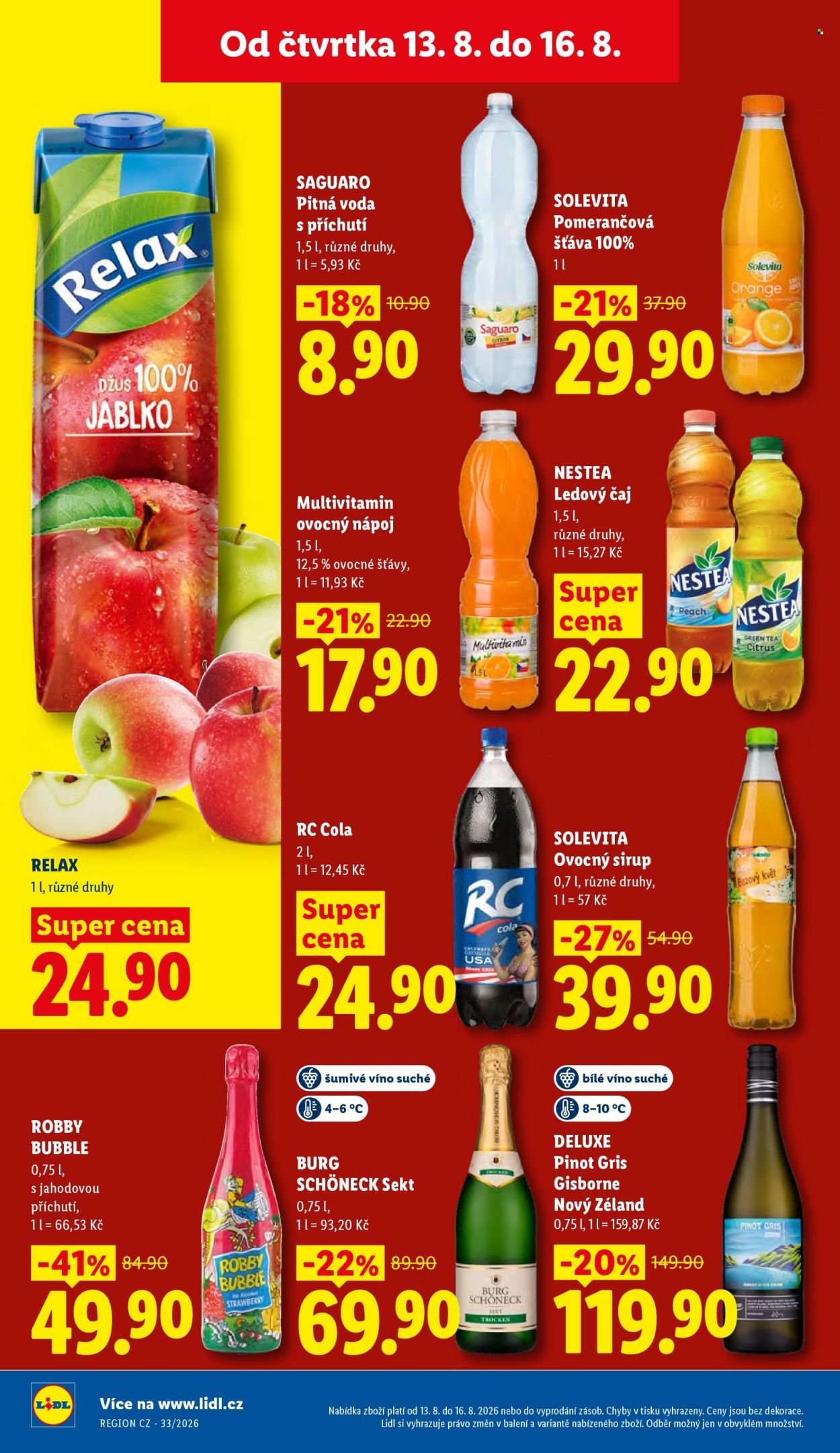 LIDL leták - Od čtvrtka 13.8.2026