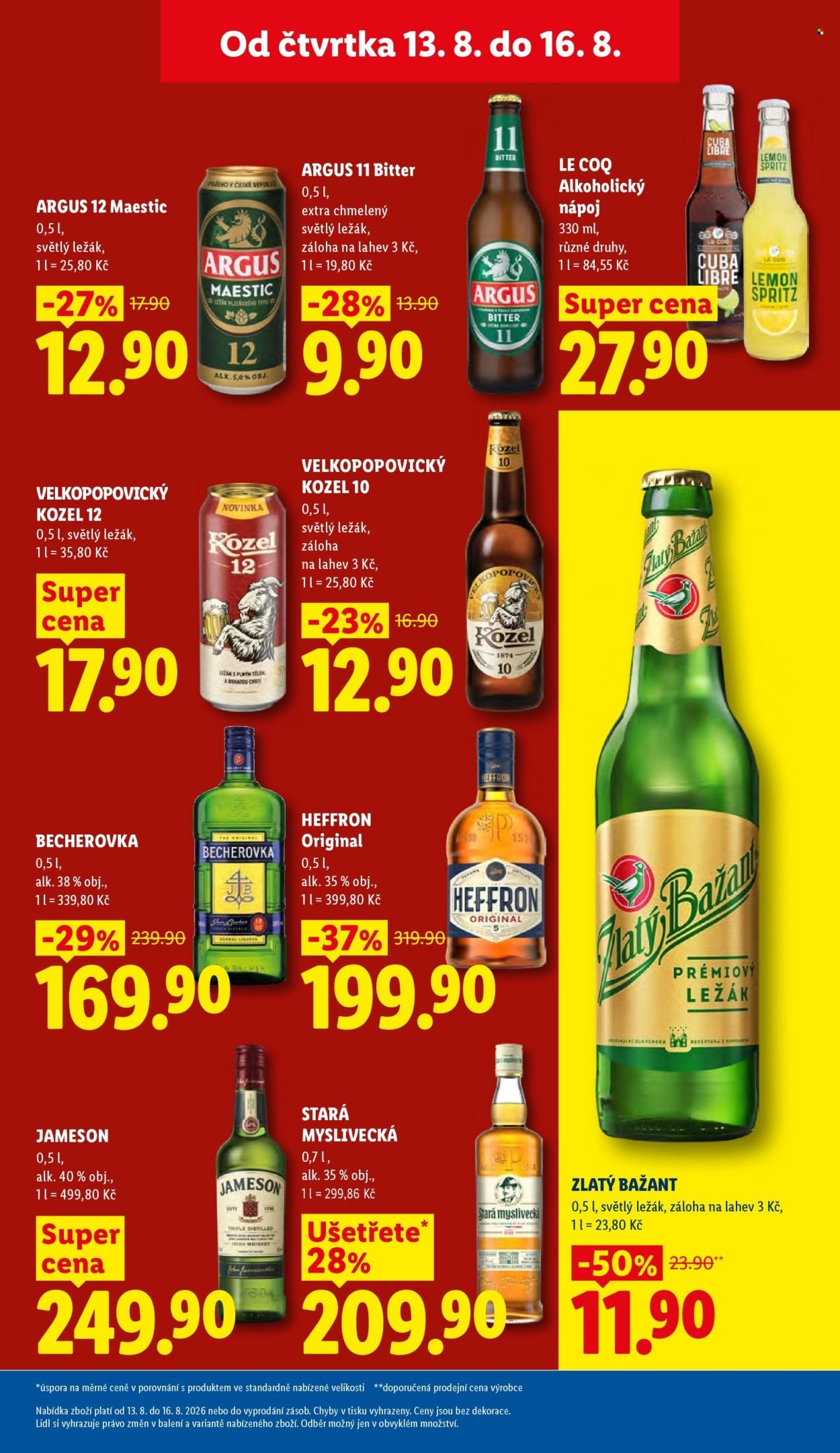 LIDL leták - Od čtvrtka 13.8.2026