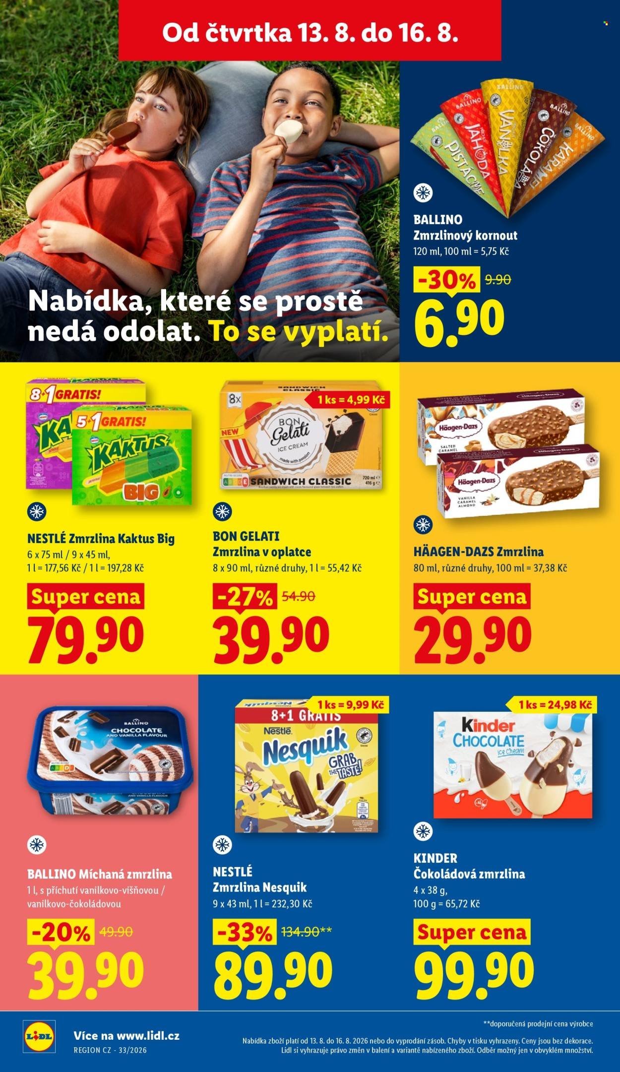LIDL leták - Od čtvrtka 13.8.2026