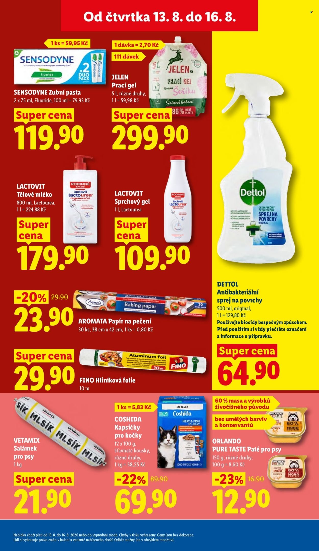 LIDL leták - Od čtvrtka 13.8.2026
