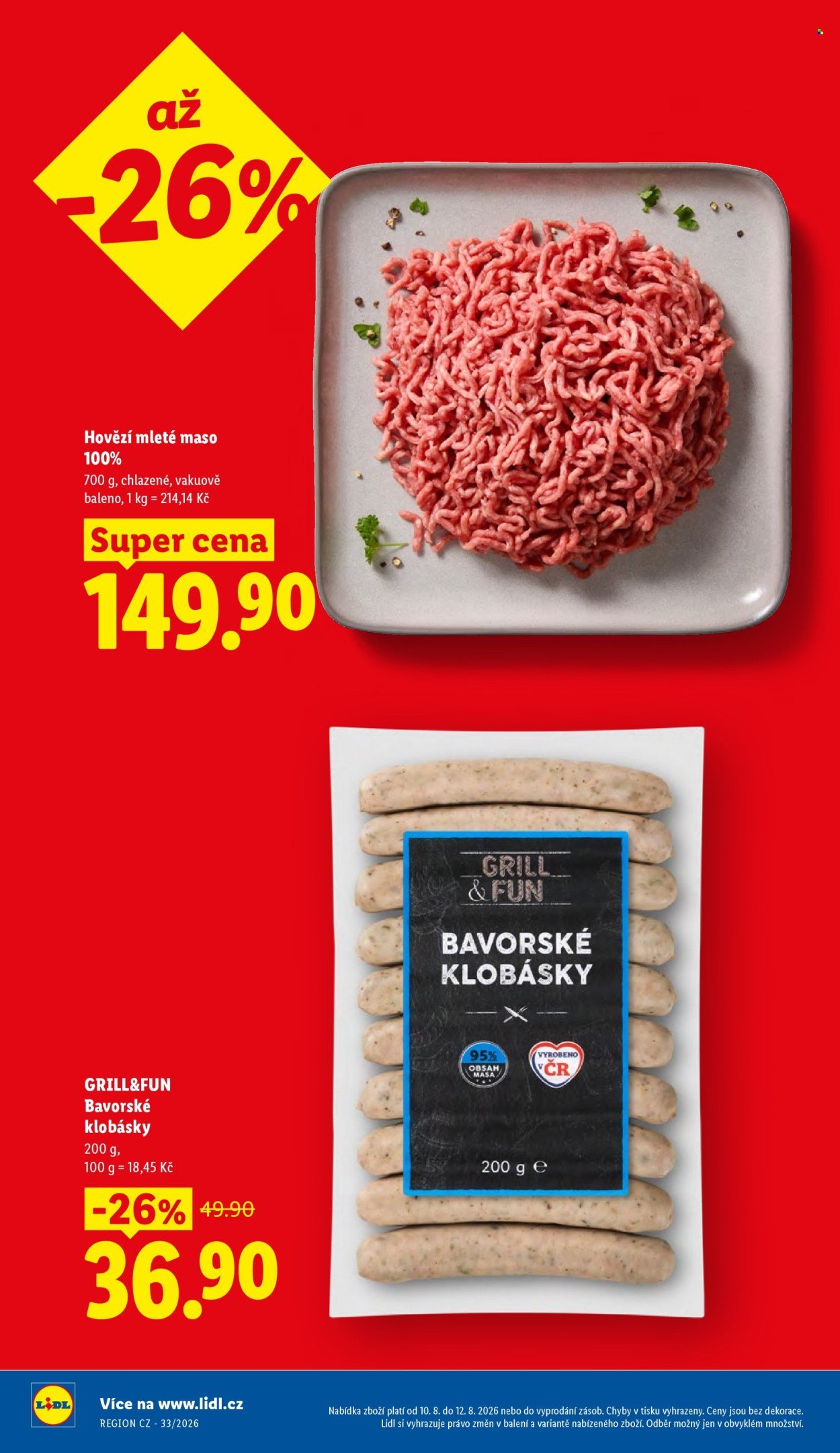 LIDL leták - Od čtvrtka 13.8.2026