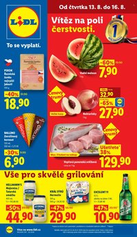 LIDL leták - Od čtvrtka 13.8.2026