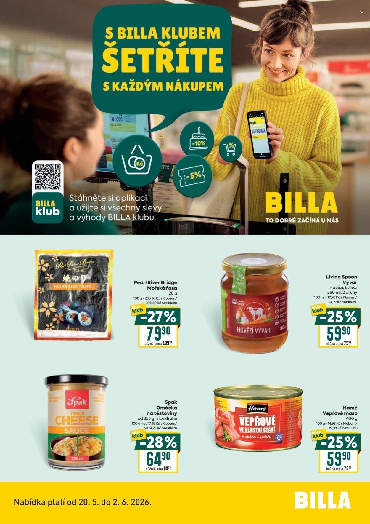 BILLA leták - Klub (2026-05-20 - 2026-06-02)