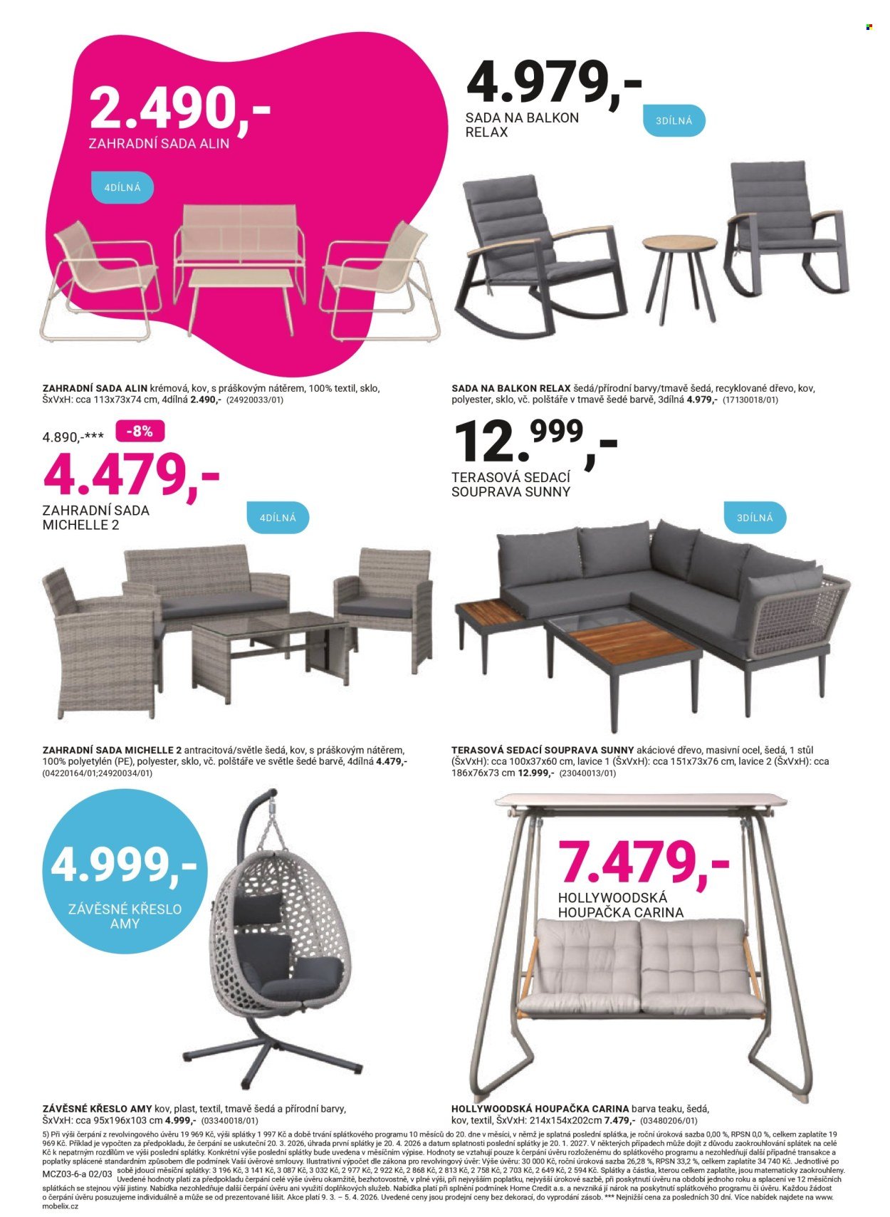 MÖBELIX leták - Nový look zahrady dostupný všem (2026-03-09 - 2026-04-05)