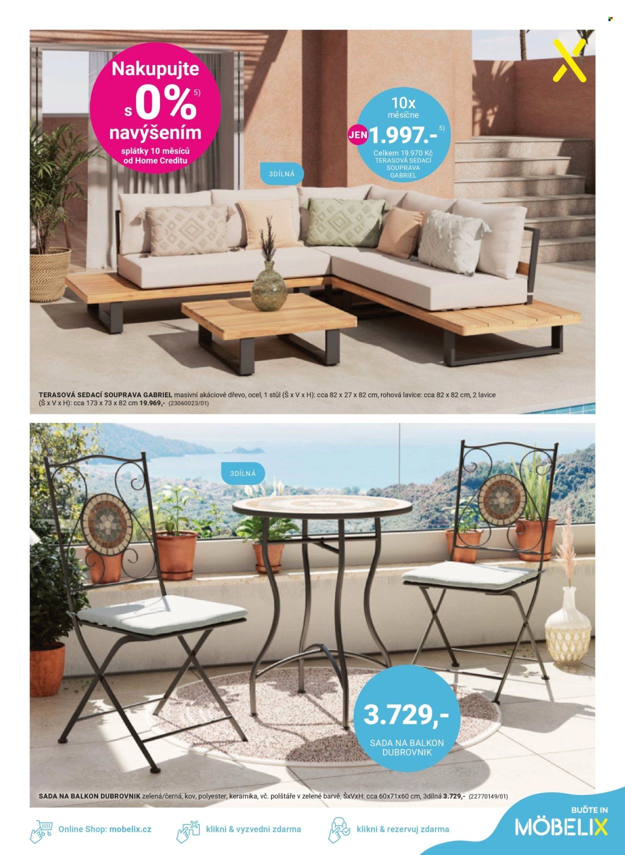 MÖBELIX leták - Nový look zahrady dostupný všem (2026-03-09 - 2026-04-05)