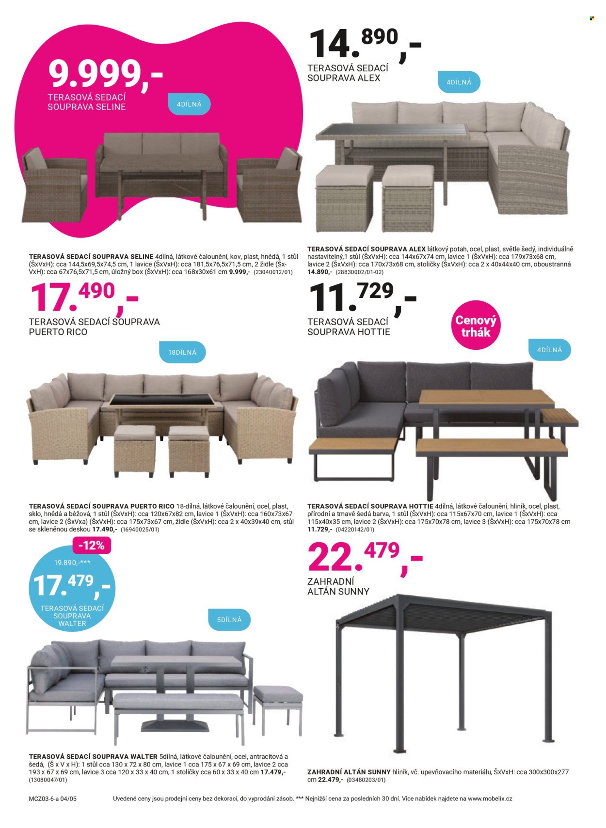 MÖBELIX leták - Nový look zahrady dostupný všem (2026-03-09 - 2026-04-05)