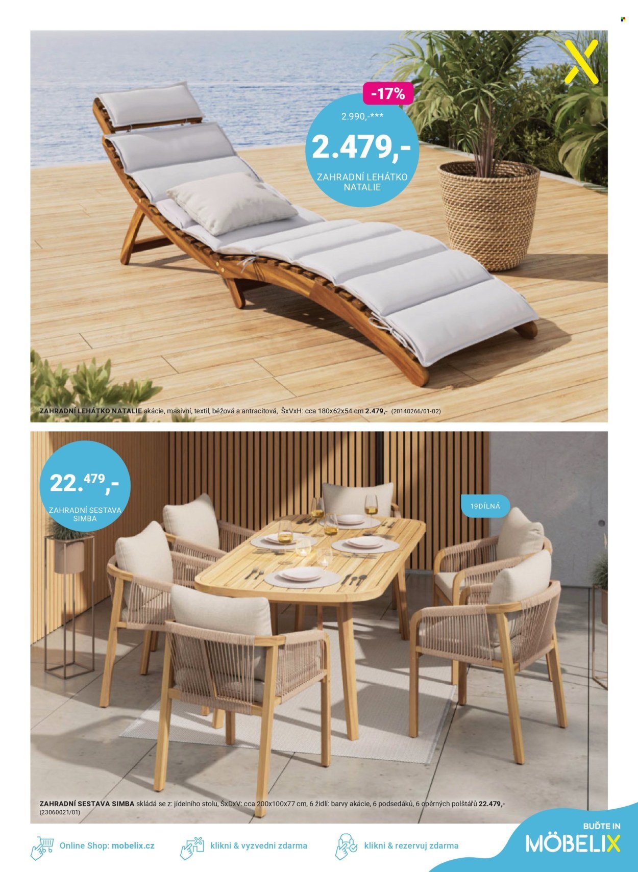 MÖBELIX leták - Nový look zahrady dostupný všem (2026-03-09 - 2026-04-05)