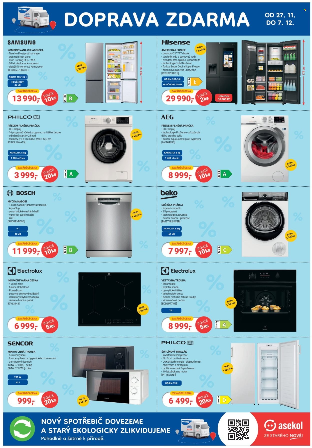 PLANEO ELEKTRO leták - Dne 27.11. otevíráme prodejnu v Chebu po stěhování (2025-11-27 - 2025-12-07)