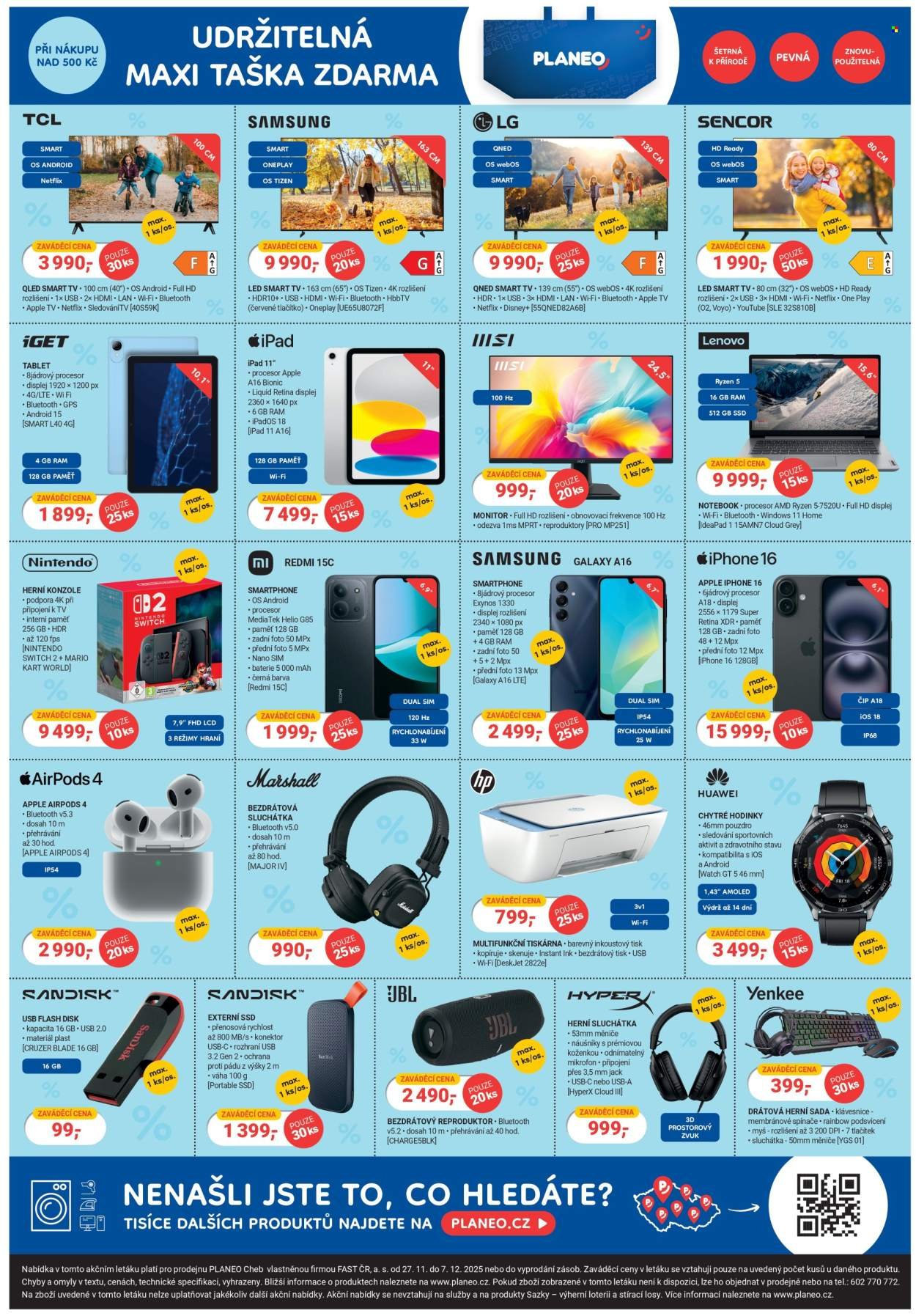 PLANEO ELEKTRO leták - Dne 27.11. otevíráme prodejnu v Chebu po stěhování (2025-11-27 - 2025-12-07)