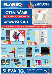 PLANEO ELEKTRO leták - Dne 27.11. otevíráme prodejnu v Chebu po stěhování (2025-11-27 - 2025-12-07)