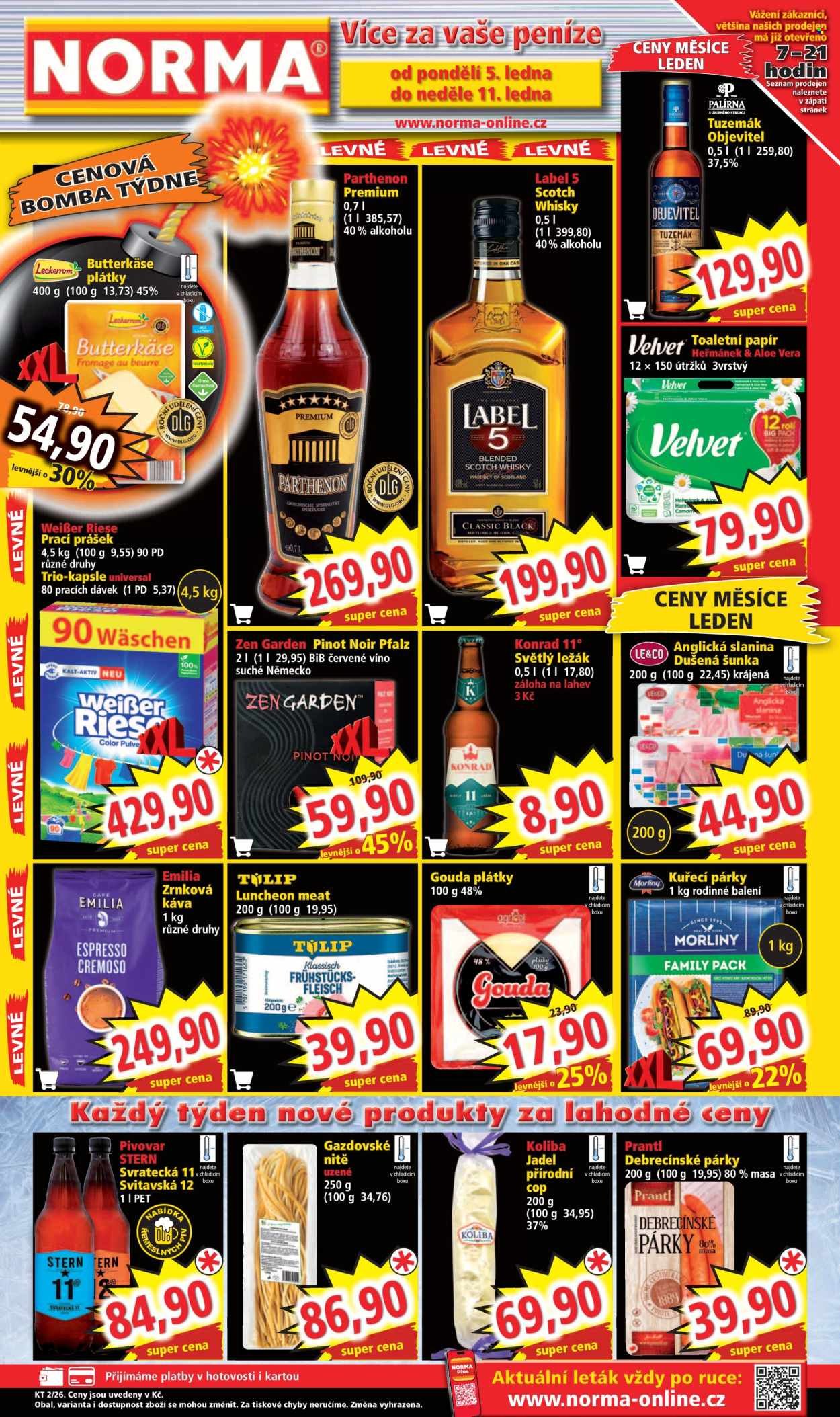 NORMA leták - Od pondělí 5.1.2026 (2026-01-05 - 2026-01-11)