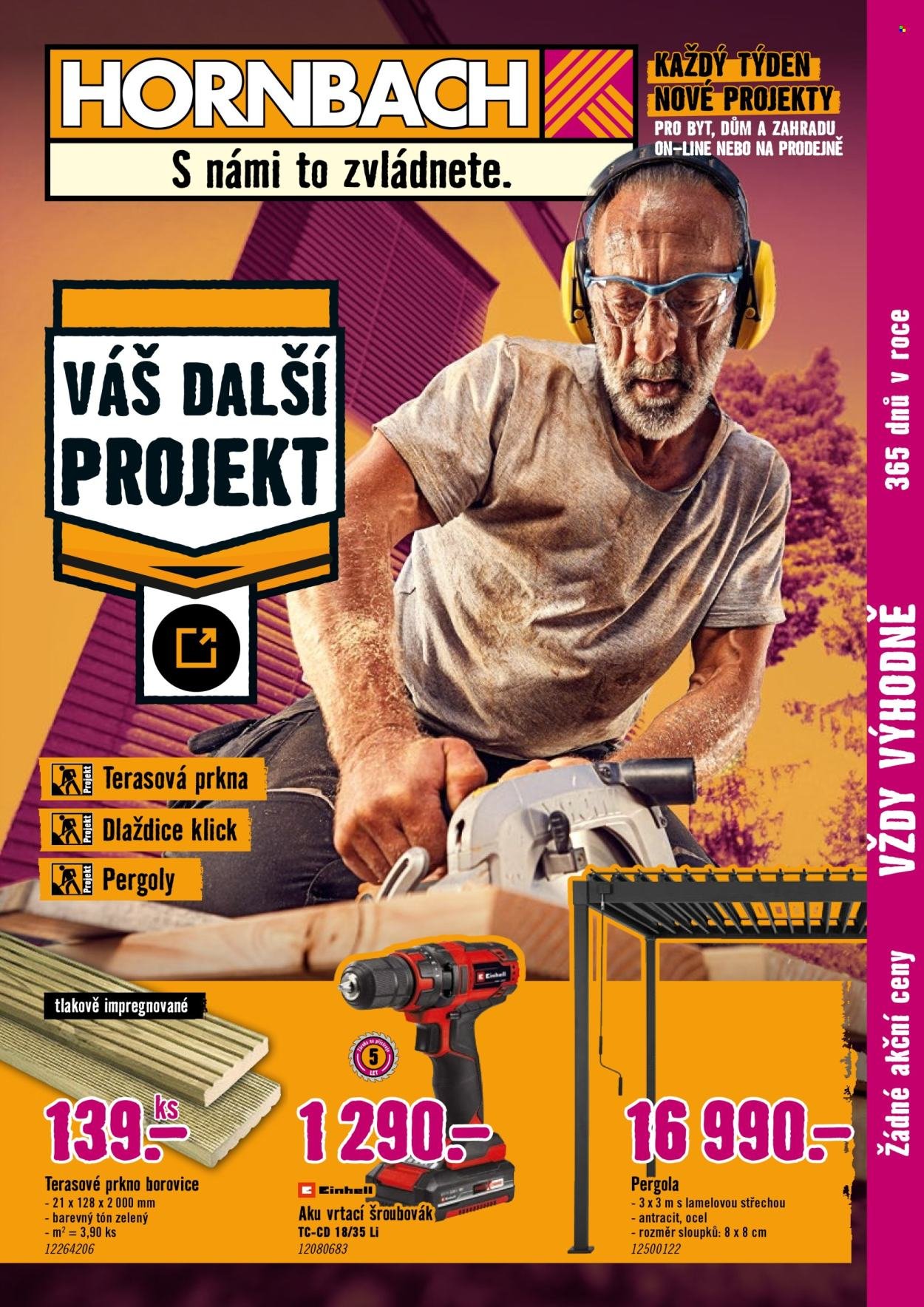 HORNBACH leták - Váš další projekt - Terasa (2026-03-11 - 2026-03-25)