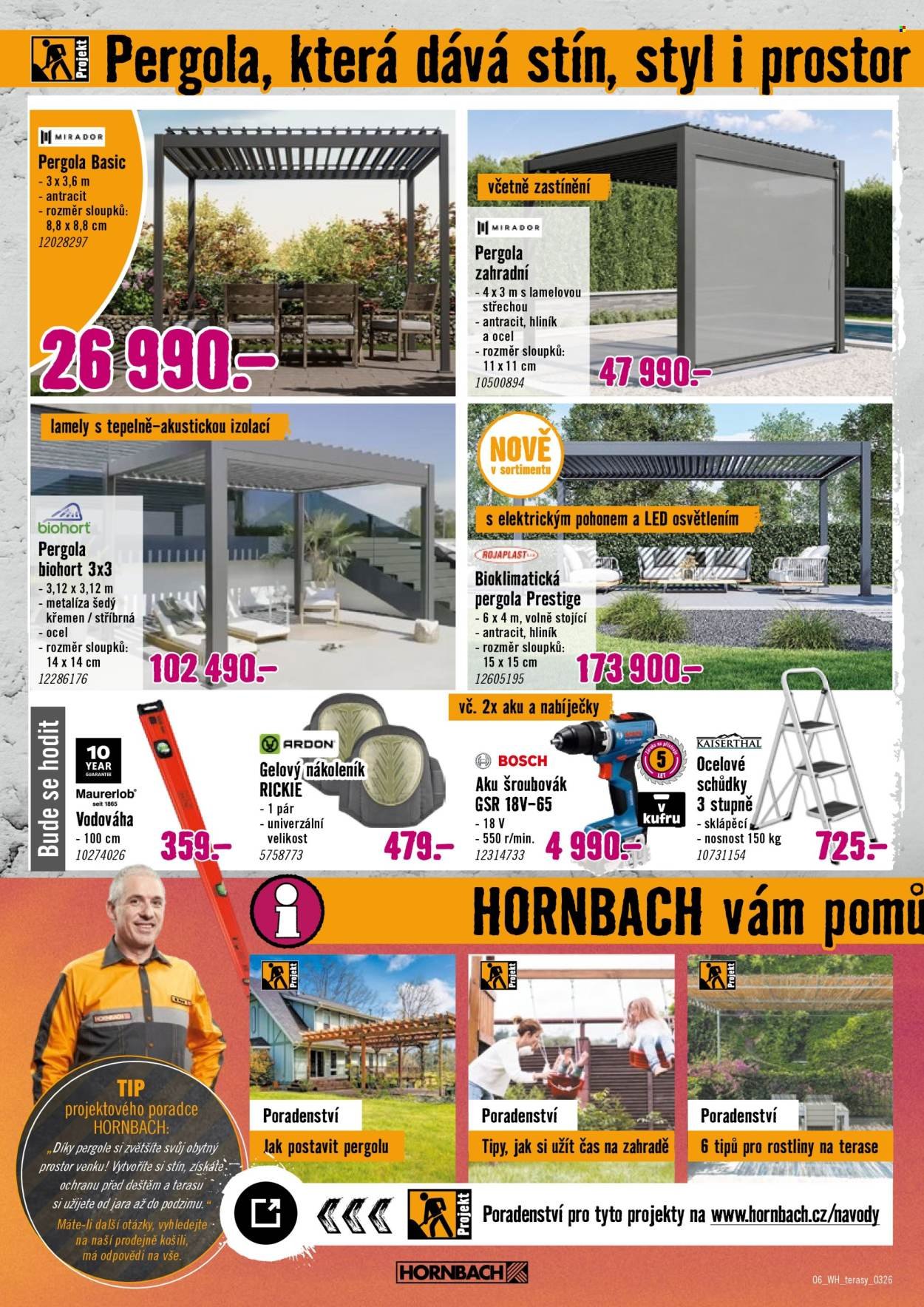HORNBACH leták - Váš další projekt - Terasa (2026-03-11 - 2026-03-25)