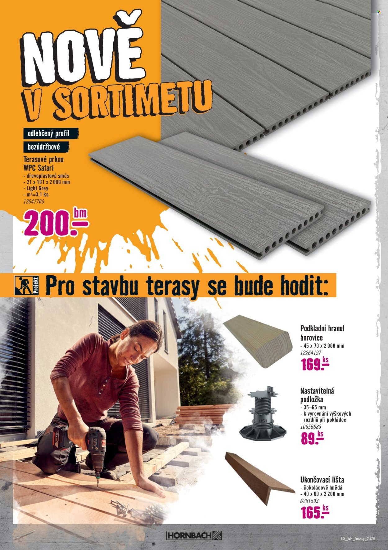 HORNBACH leták - Váš další projekt - Terasa (2026-03-11 - 2026-03-25)