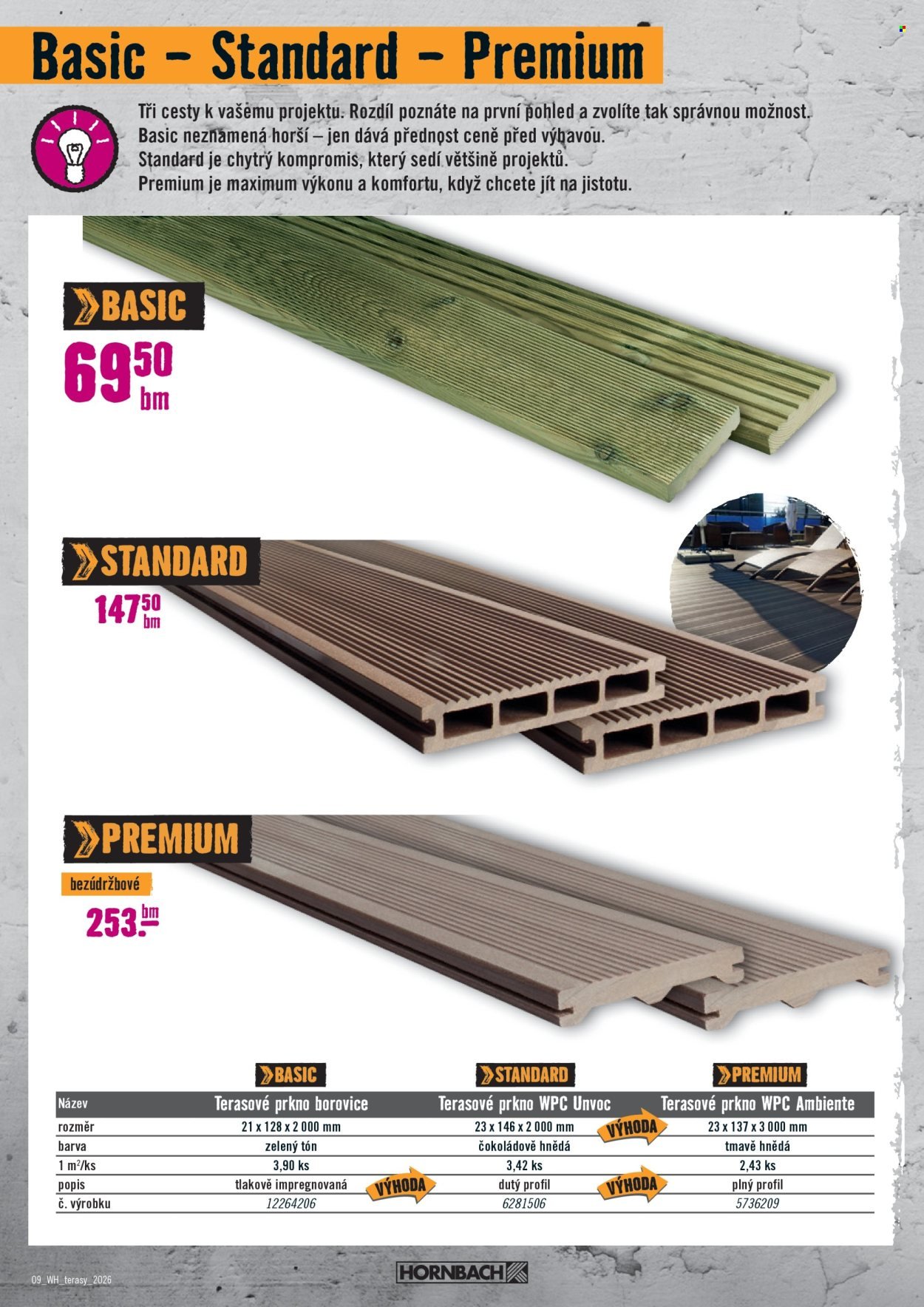 HORNBACH leták - Váš další projekt - Terasa (2026-03-11 - 2026-03-25)