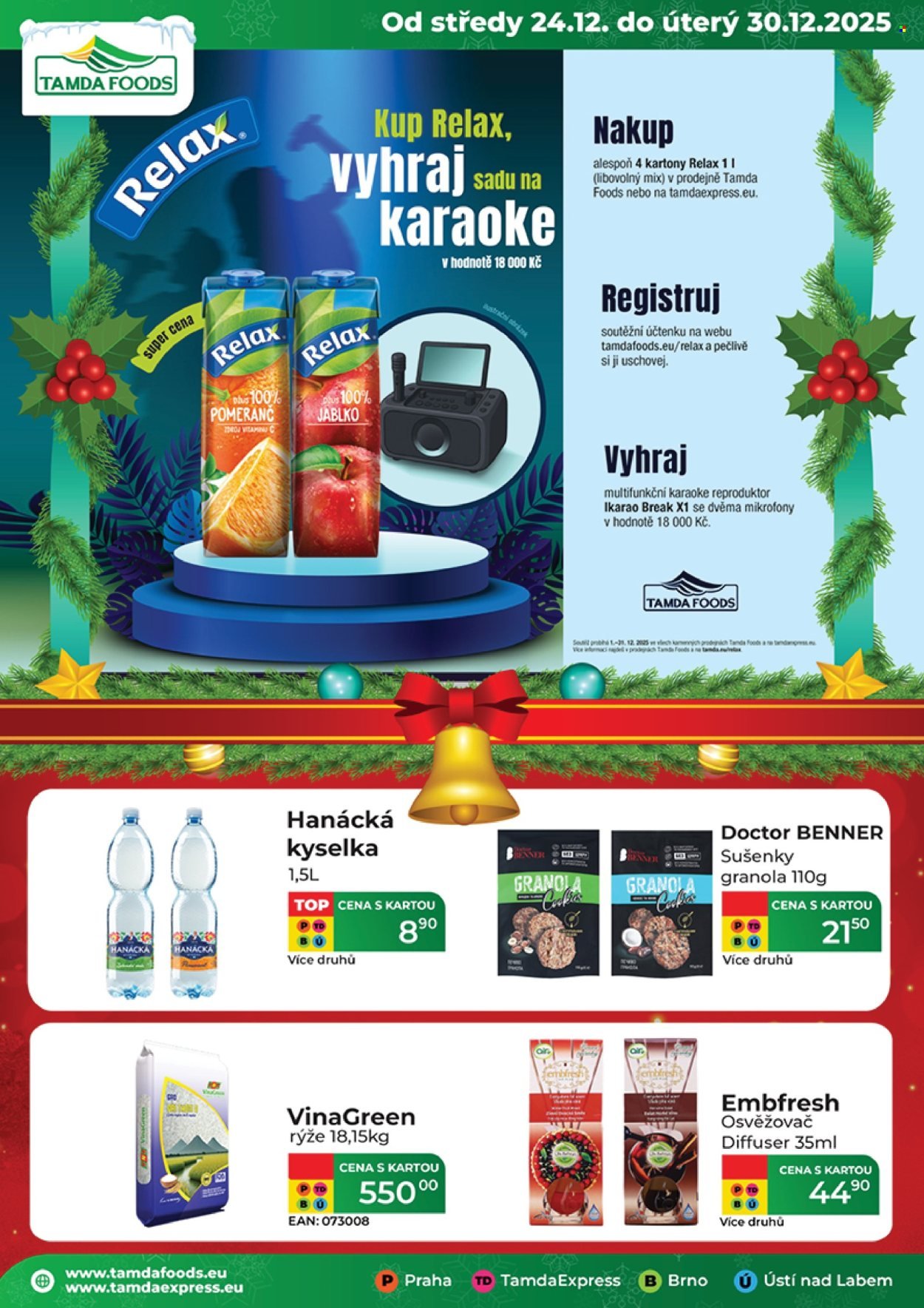 TAMDA FOODS leták - Od středy 24.12.2025 (2025-12-24 - 2025-12-30)