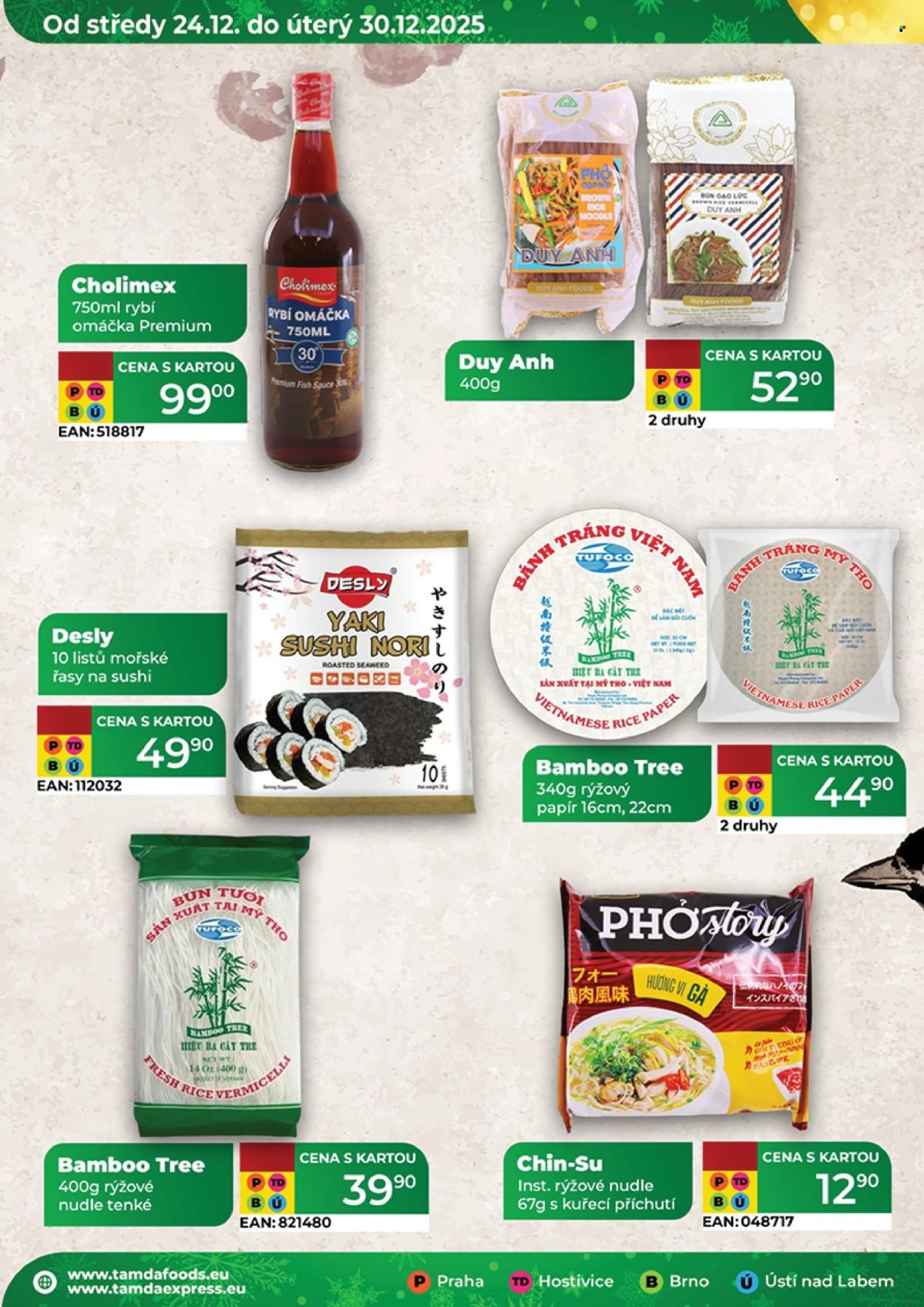 TAMDA FOODS leták - Od středy 24.12.2025 (2025-12-24 - 2025-12-30)