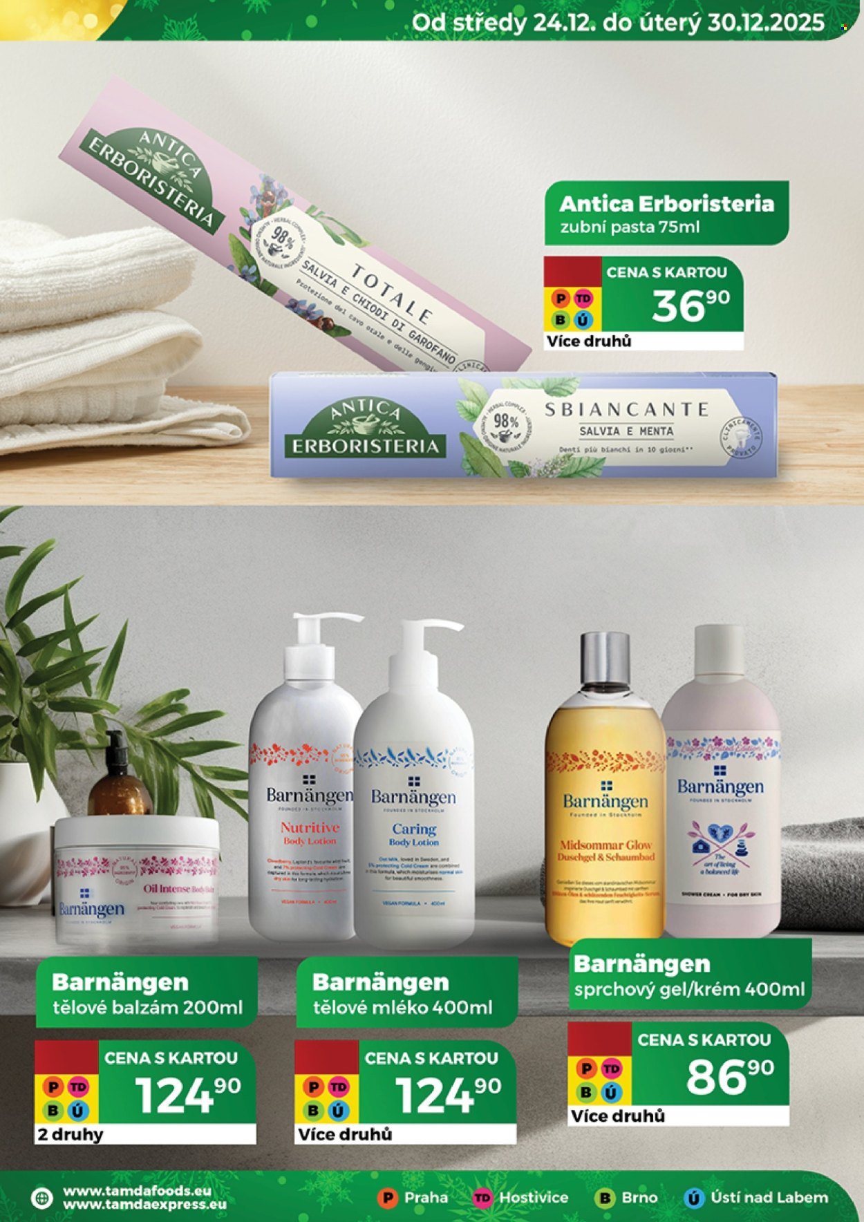 TAMDA FOODS leták - Od středy 24.12.2025 (2025-12-24 - 2025-12-30)