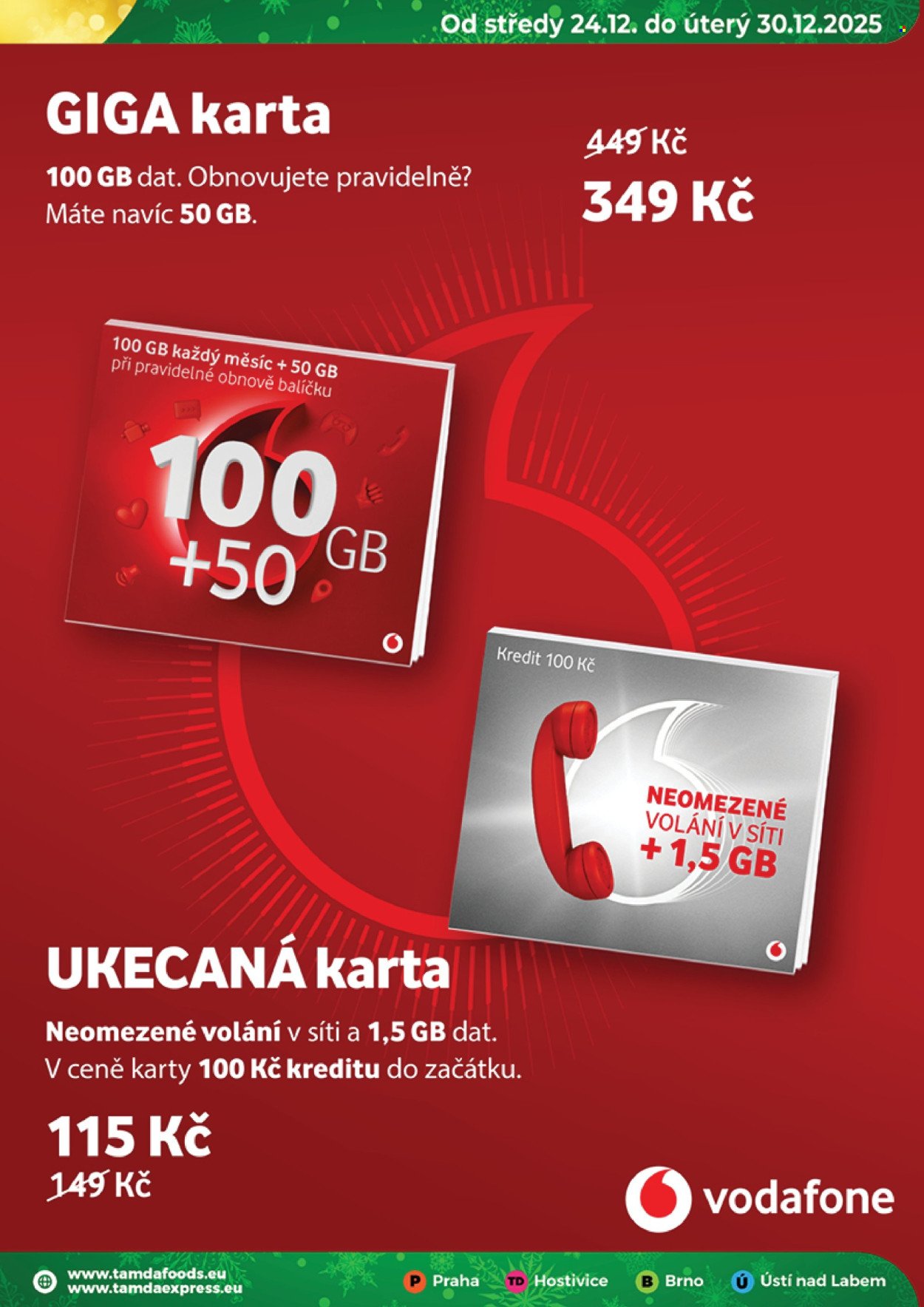 TAMDA FOODS leták - Od středy 24.12.2025 (2025-12-24 - 2025-12-30)