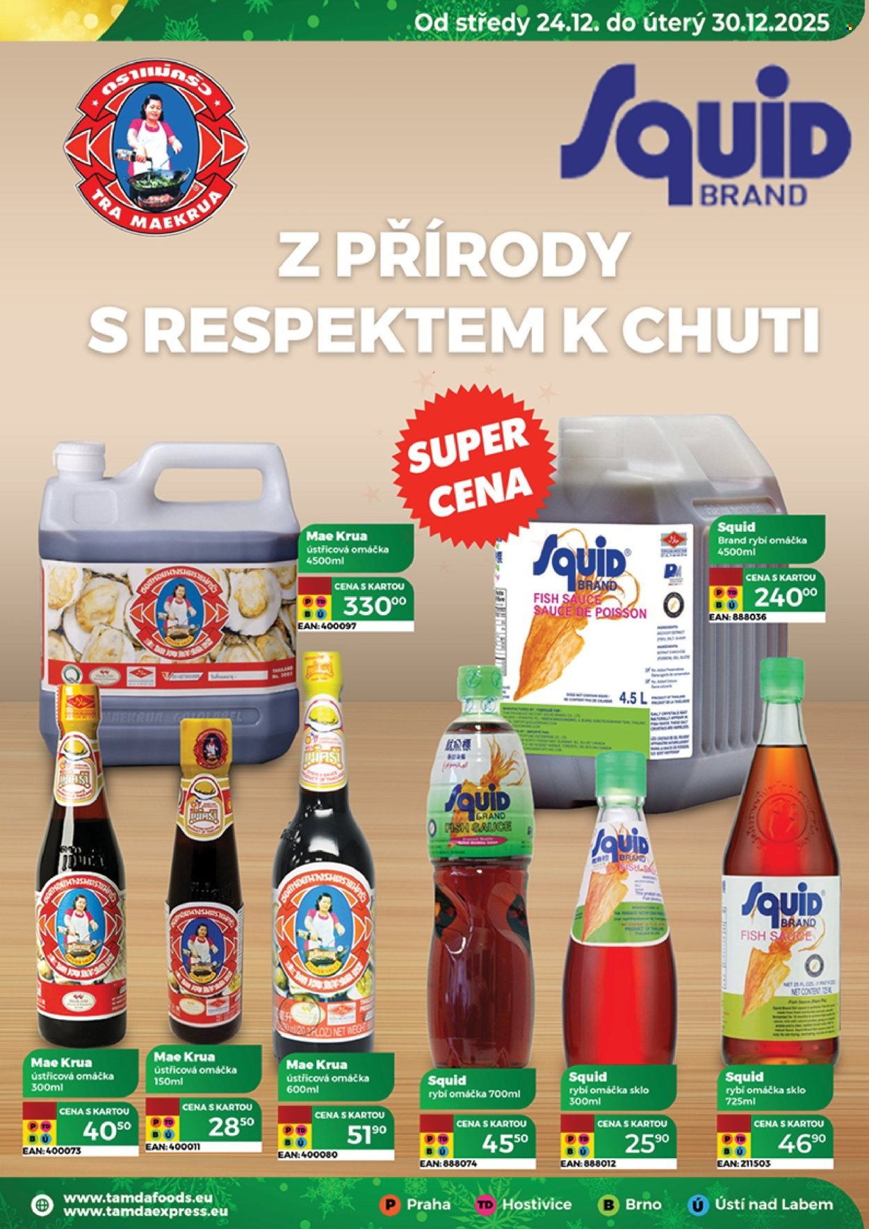 TAMDA FOODS leták - Od středy 24.12.2025 (2025-12-24 - 2025-12-30)