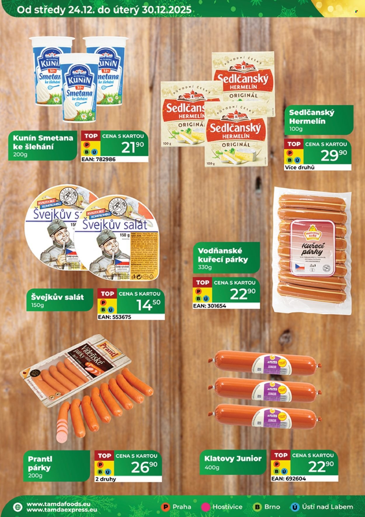 TAMDA FOODS leták - Od středy 24.12.2025 (2025-12-24 - 2025-12-30)