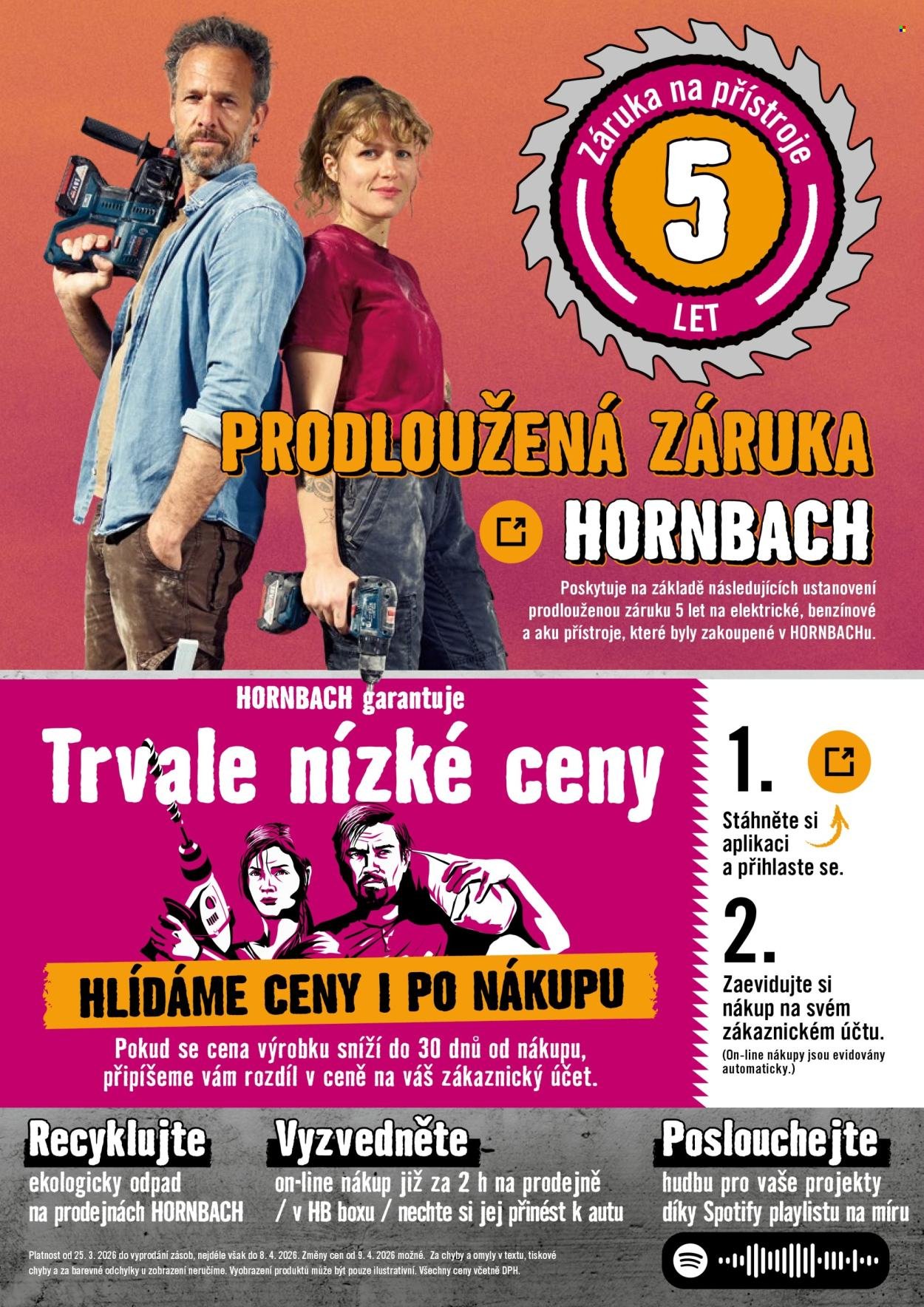 HORNBACH leták - Váš další projekt - Jarní úklid (2026-03-25 - 2026-04-08)