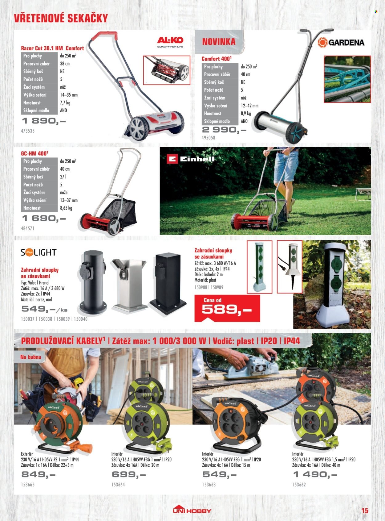 UNI HOBBY leták - Zahradní technika 2026 (2026-03-13 - 2026-08-31)