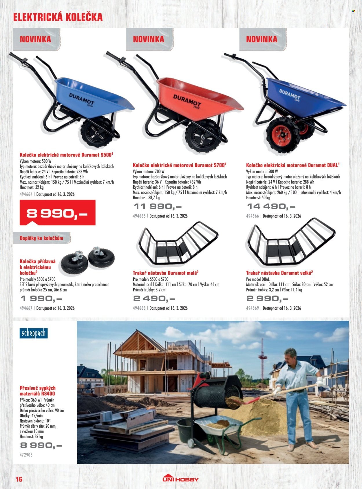 UNI HOBBY leták - Zahradní technika 2026 (2026-03-13 - 2026-08-31)