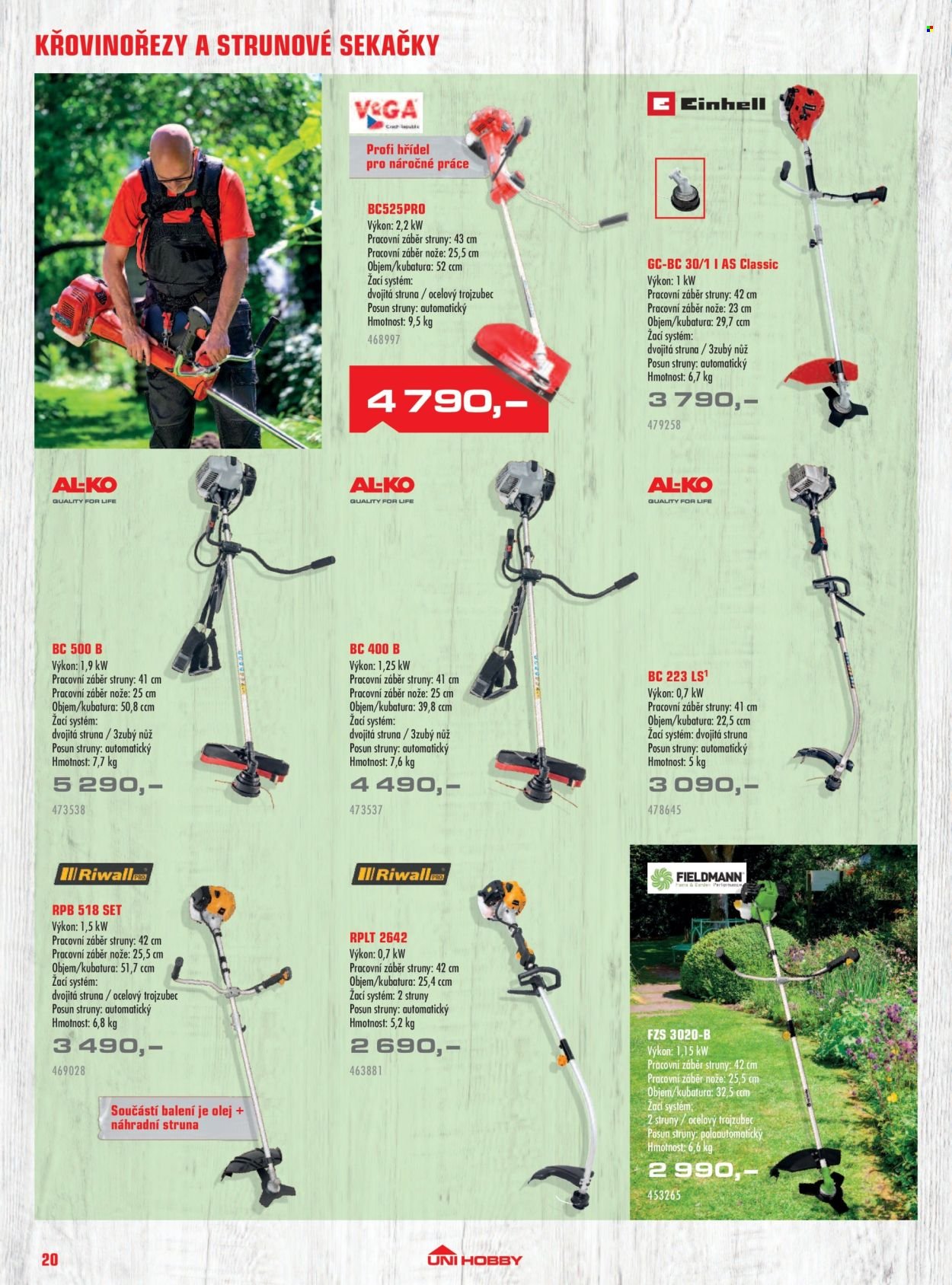 UNI HOBBY leták - Zahradní technika 2026 (2026-03-13 - 2026-08-31)