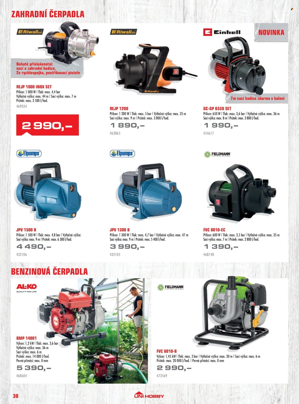 UNI HOBBY leták - Zahradní technika 2026 (2026-03-13 - 2026-08-31)