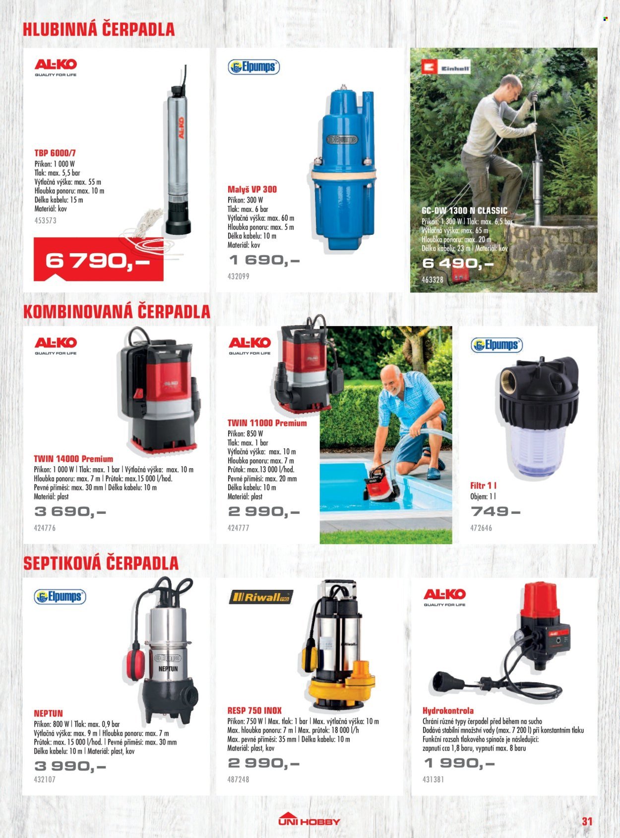 UNI HOBBY leták - Zahradní technika 2026 (2026-03-13 - 2026-08-31)
