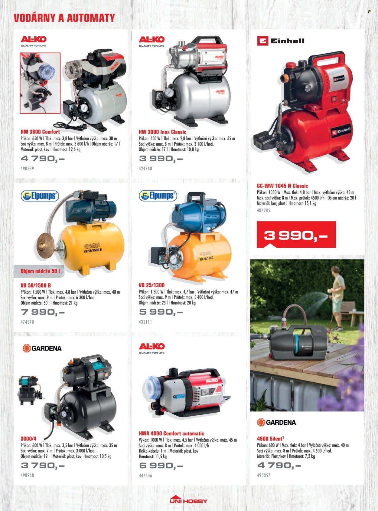 UNI HOBBY leták - Zahradní technika 2026 (2026-03-13 - 2026-08-31)