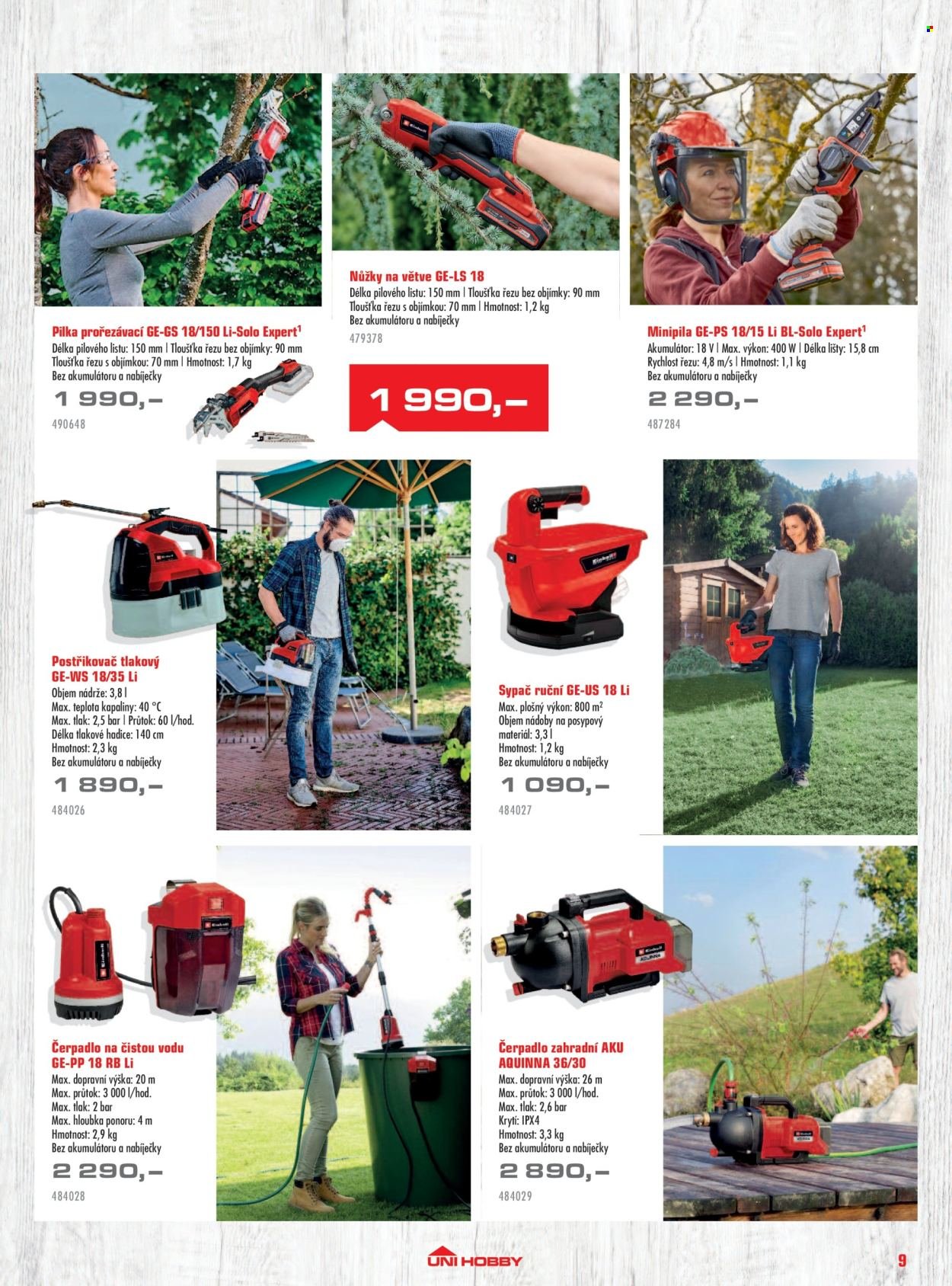 UNI HOBBY leták - Zahradní technika 2026 (2026-03-13 - 2026-08-31)