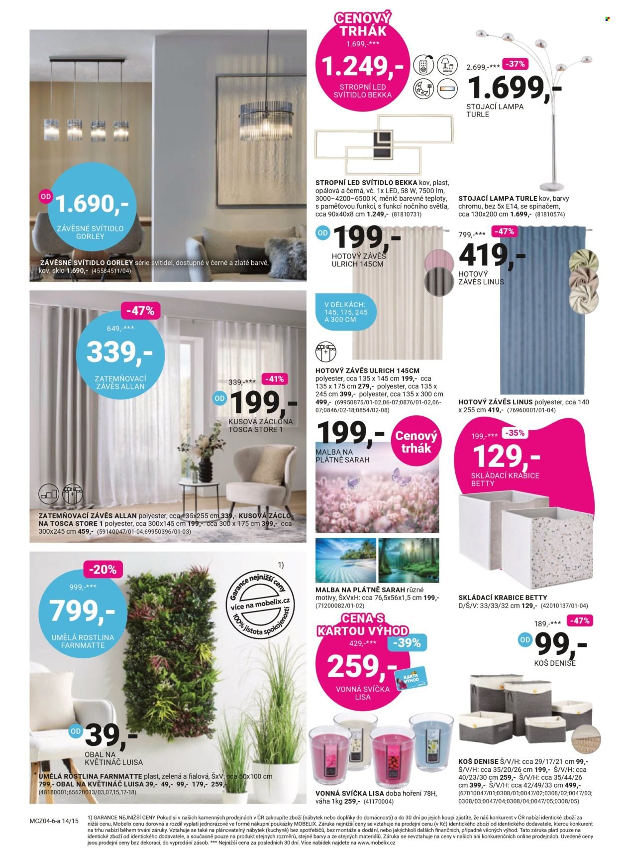 MÖBELIX leták - Okamžitá sleva ve výši DPH -21% (2026-04-06 - 2026-05-10)