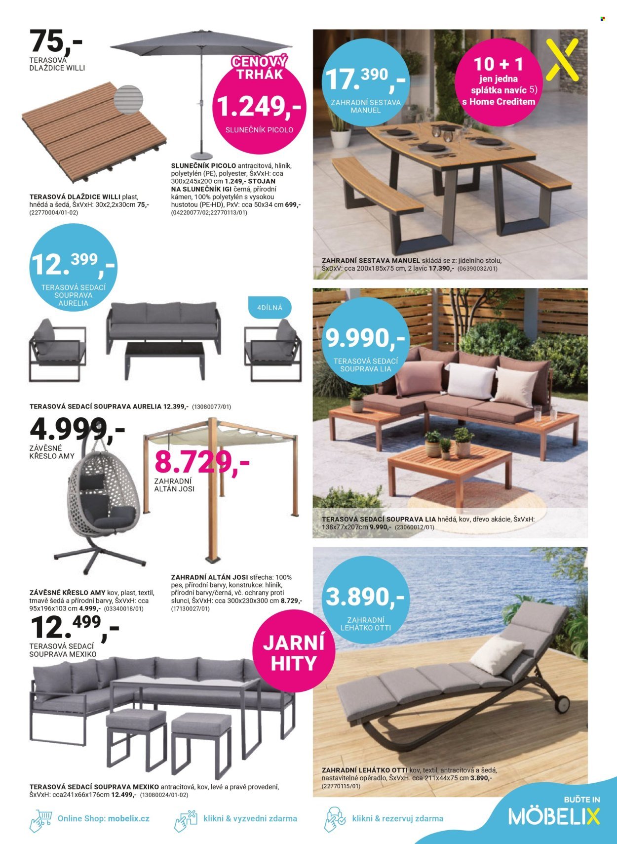 MÖBELIX leták - Okamžitá sleva ve výši DPH -21% (2026-04-06 - 2026-05-10)