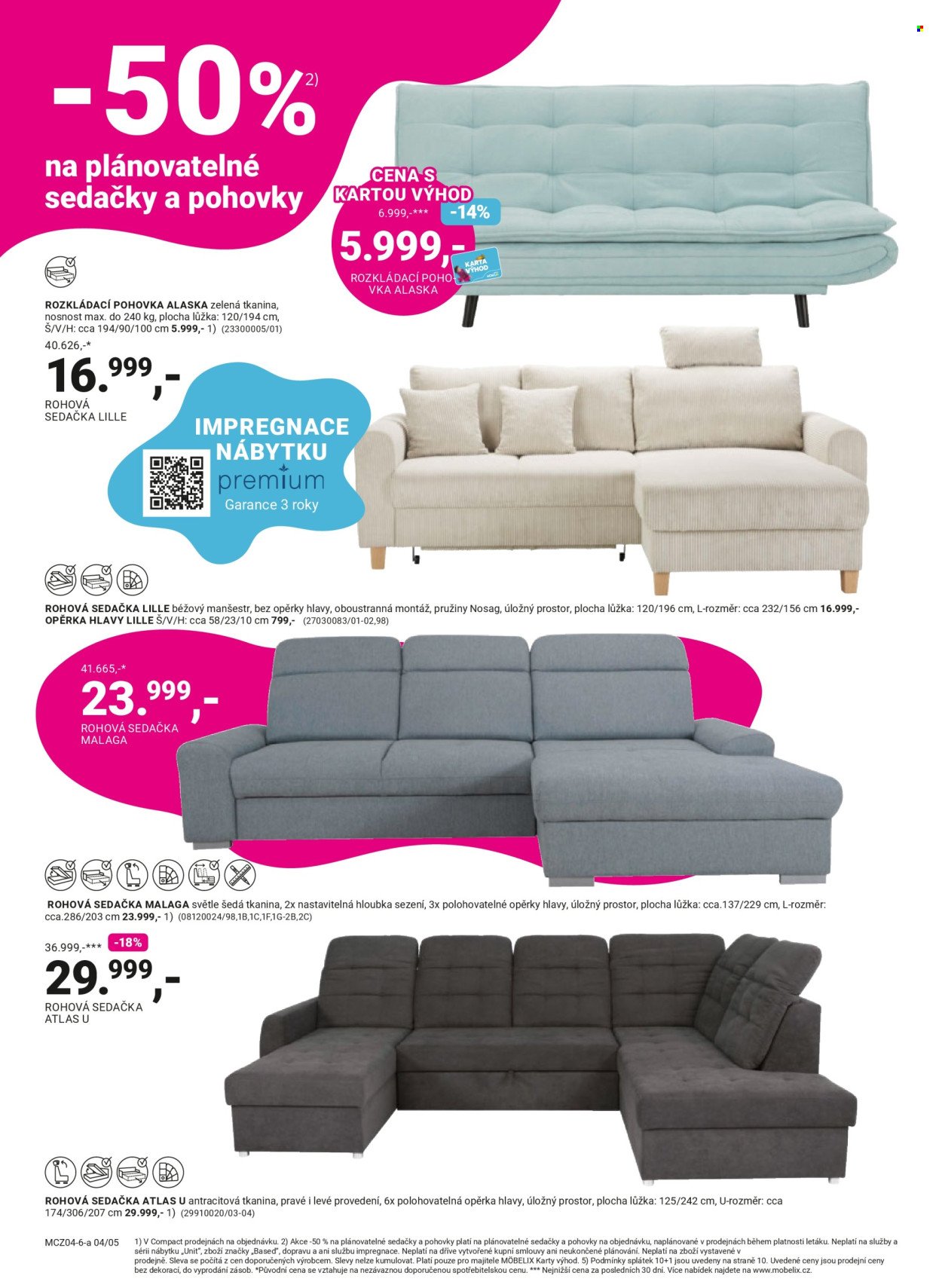 MÖBELIX leták - Okamžitá sleva ve výši DPH -21% (2026-04-06 - 2026-05-10)