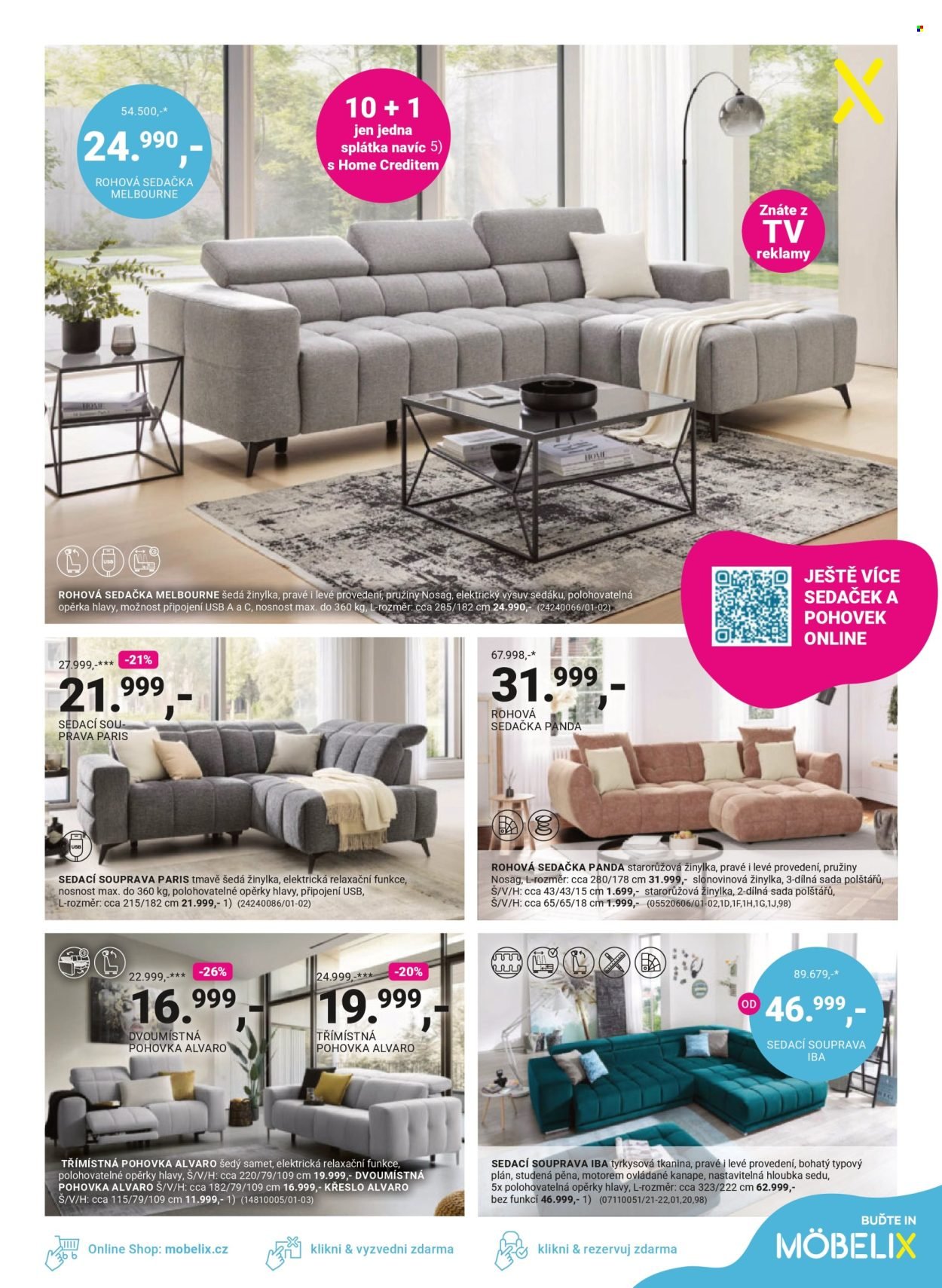 MÖBELIX leták - Okamžitá sleva ve výši DPH -21% (2026-04-06 - 2026-05-10)
