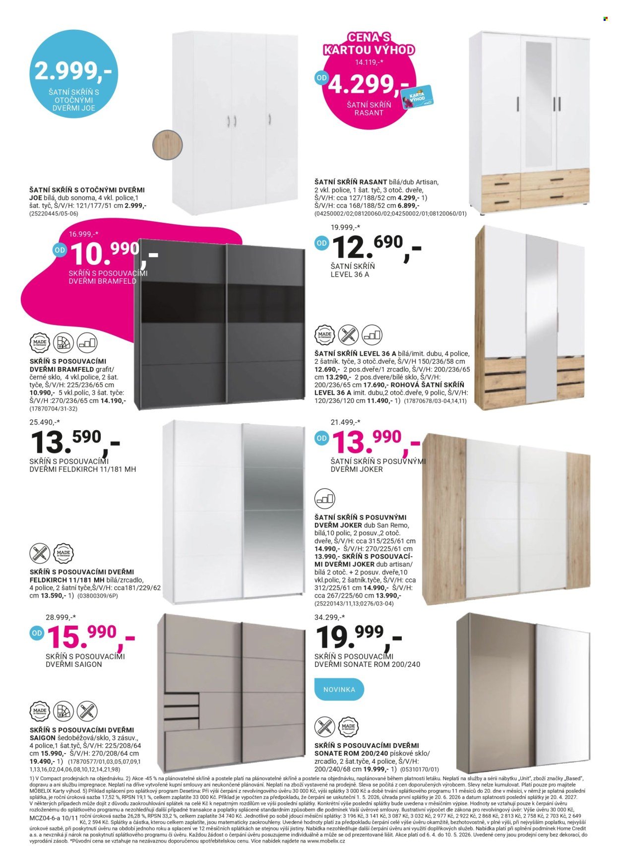 MÖBELIX leták - Okamžitá sleva ve výši DPH -21% (2026-04-06 - 2026-05-10)