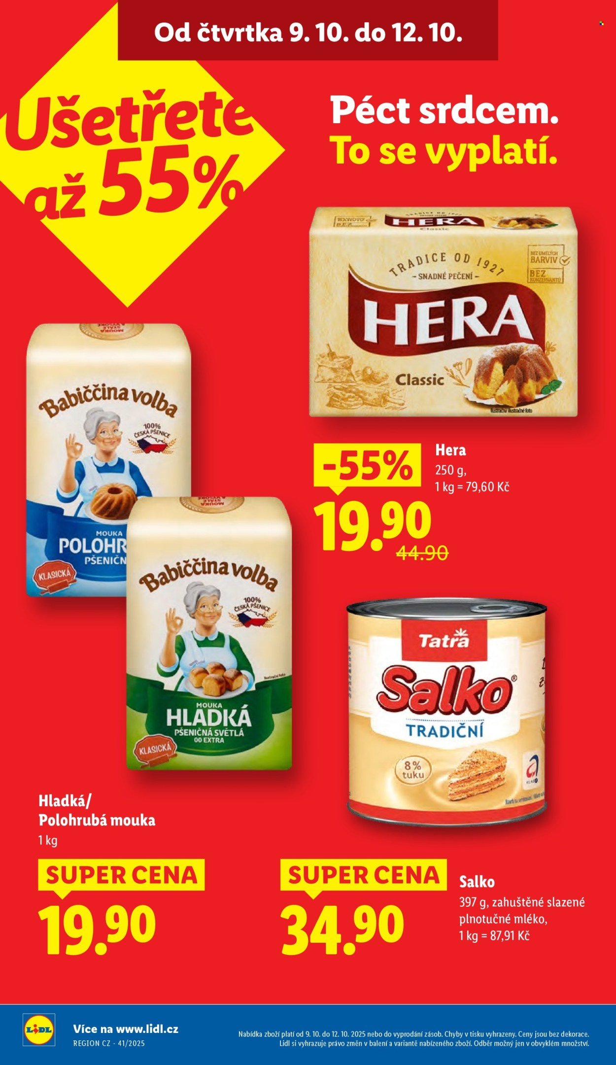 LIDL leták - Od čtvrtka 9.10.2025 (2025-10-09 - 2025-10-12)
