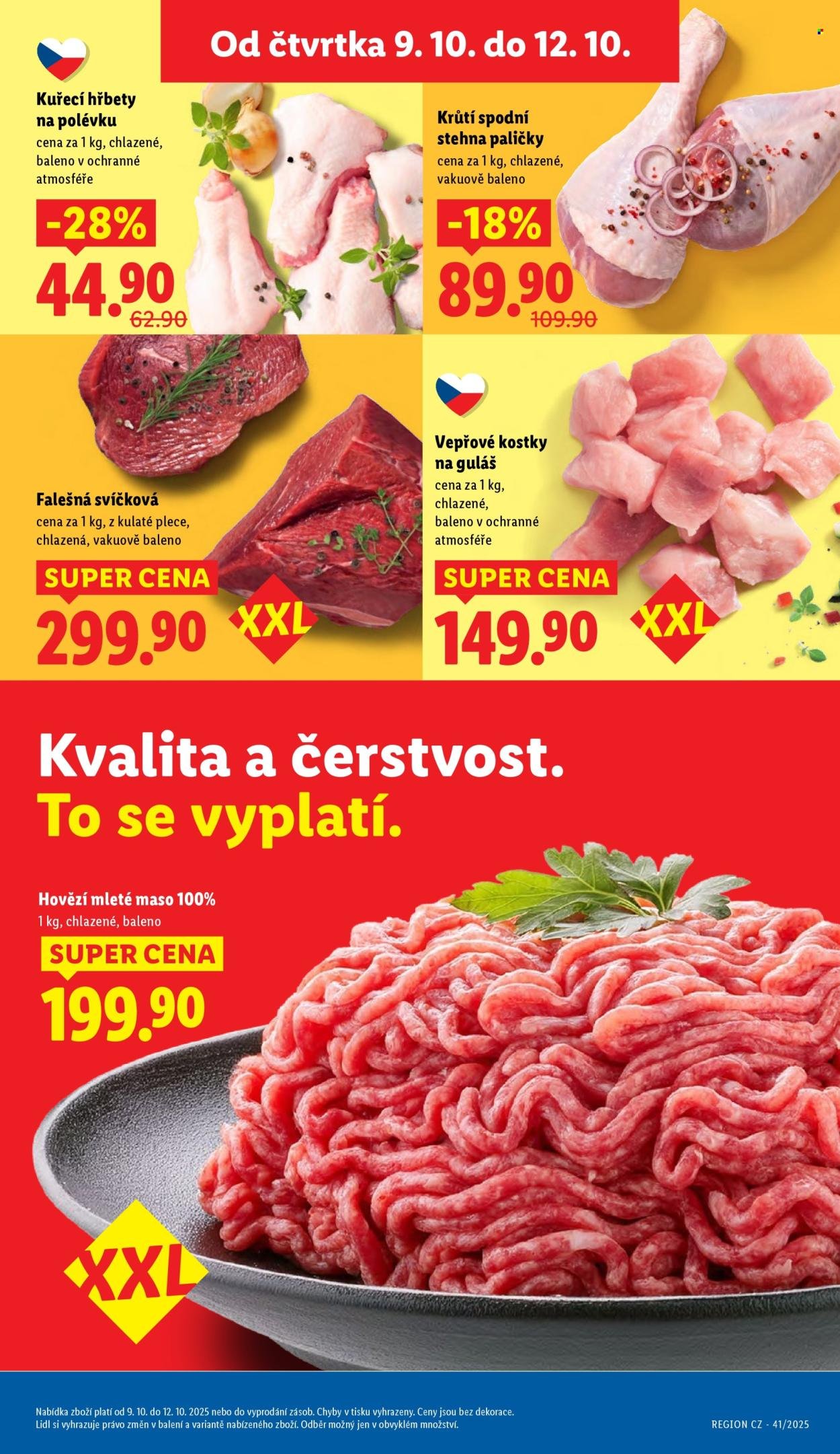 LIDL leták - Od čtvrtka 9.10.2025 (2025-10-09 - 2025-10-12)