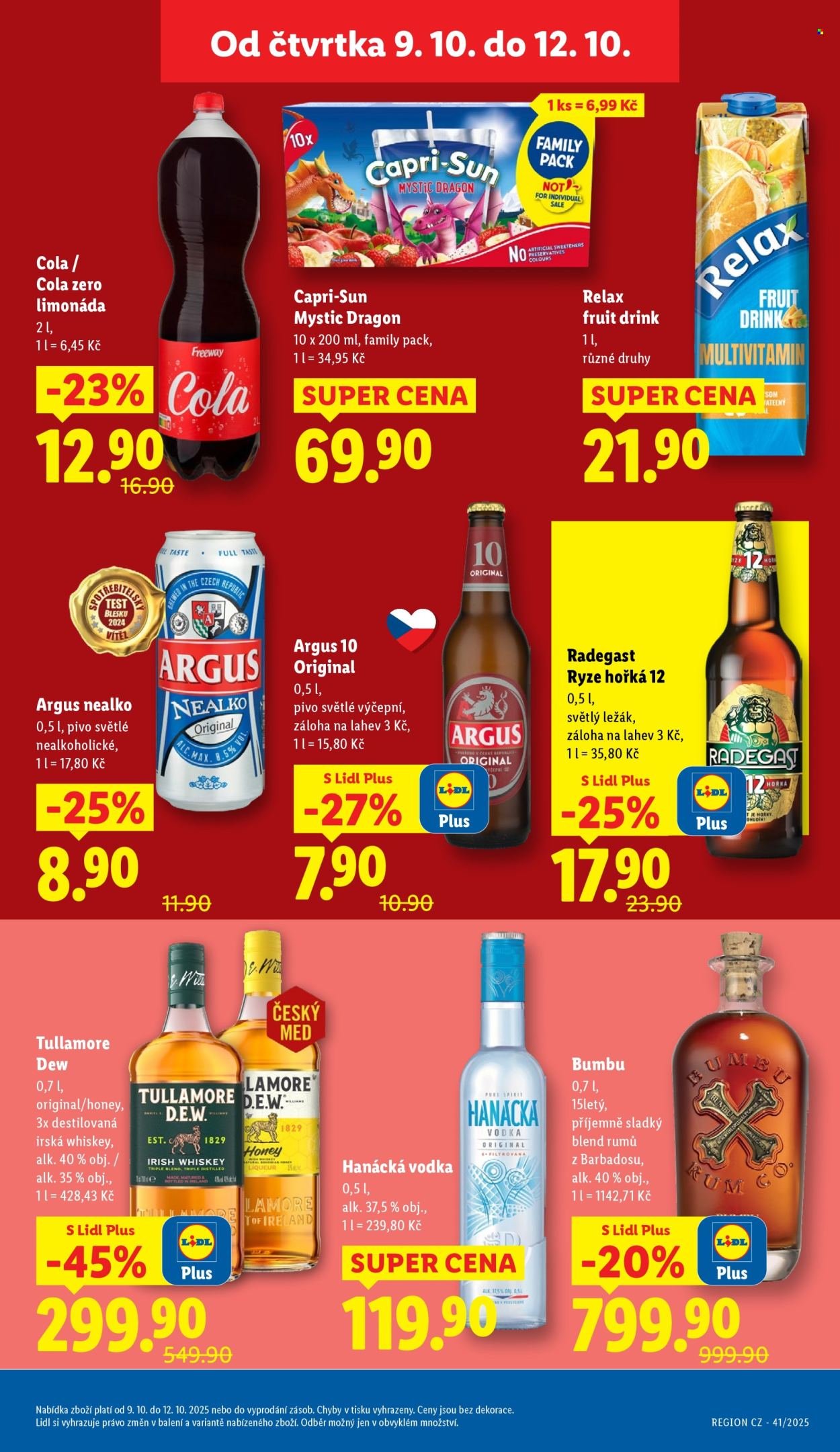 LIDL leták - Od čtvrtka 9.10.2025 (2025-10-09 - 2025-10-12)