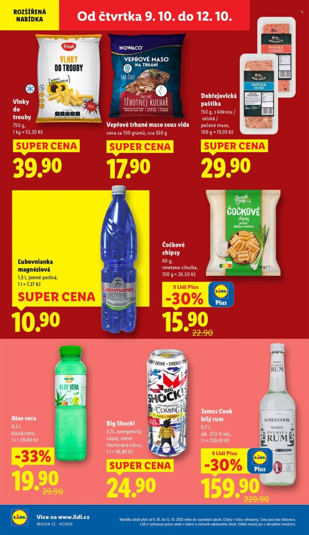 LIDL leták - Od čtvrtka 9.10.2025 (2025-10-09 - 2025-10-12)