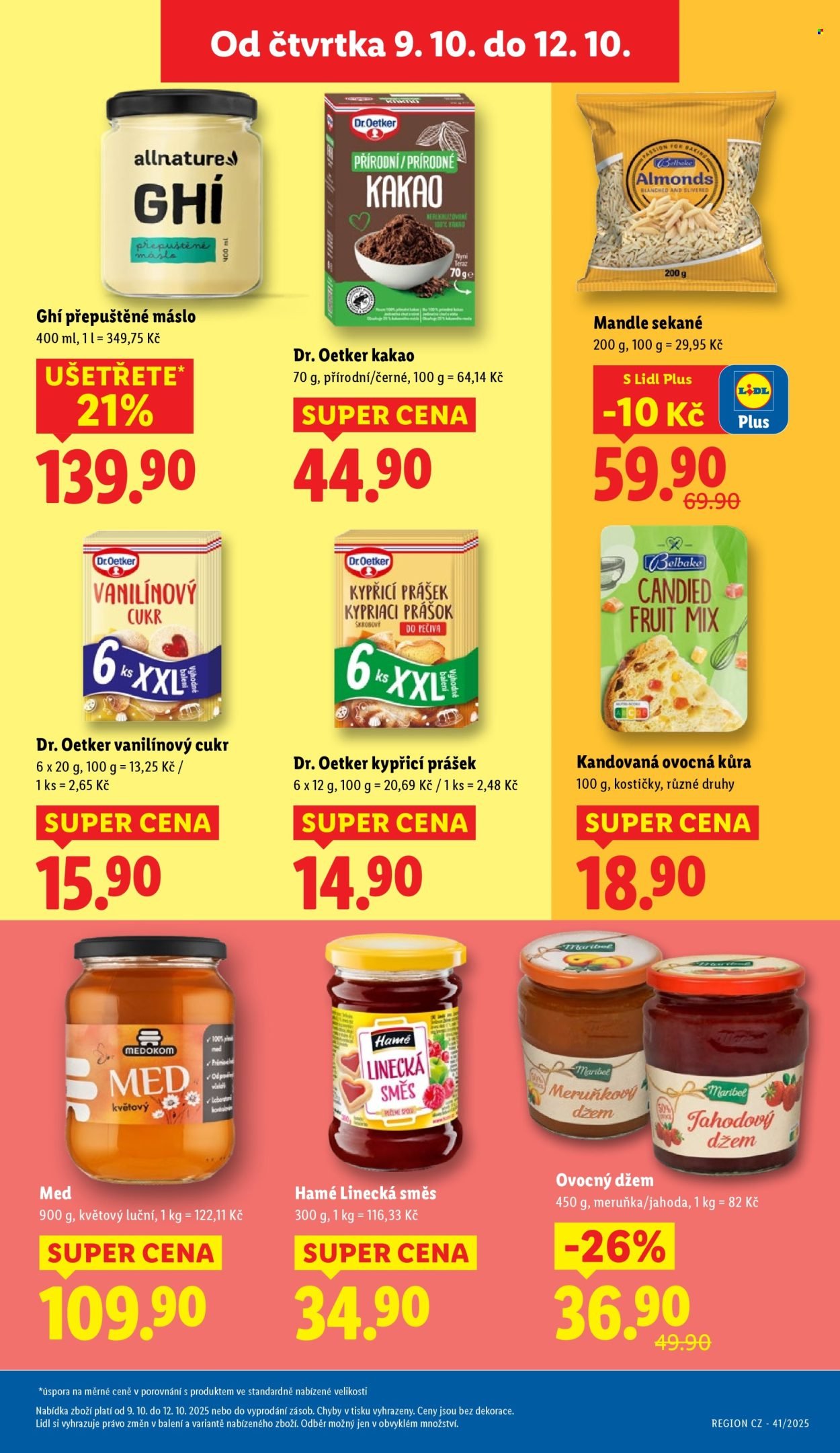LIDL leták - Od čtvrtka 9.10.2025 (2025-10-09 - 2025-10-12)