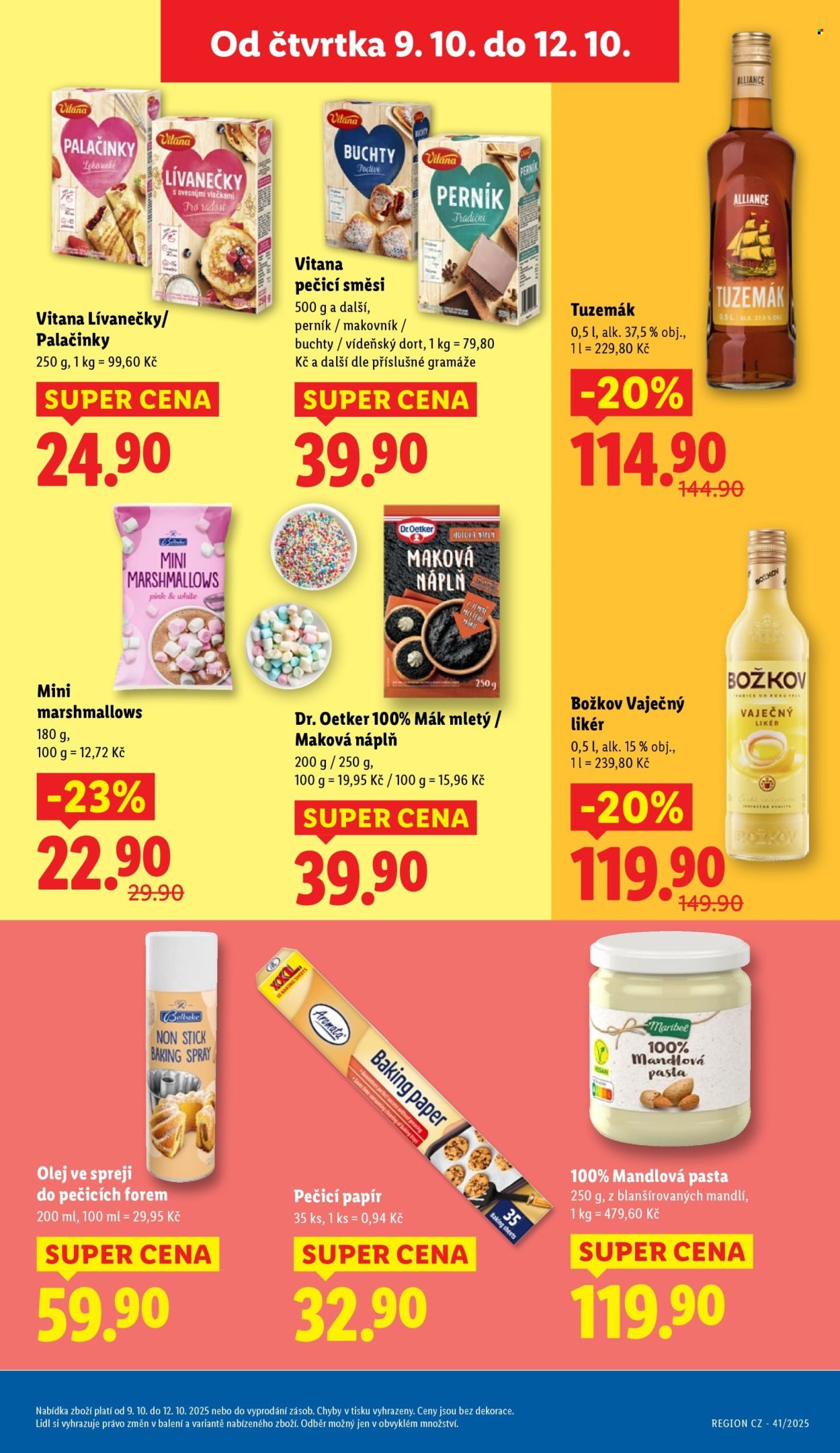 LIDL leták - Od čtvrtka 9.10.2025 (2025-10-09 - 2025-10-12)
