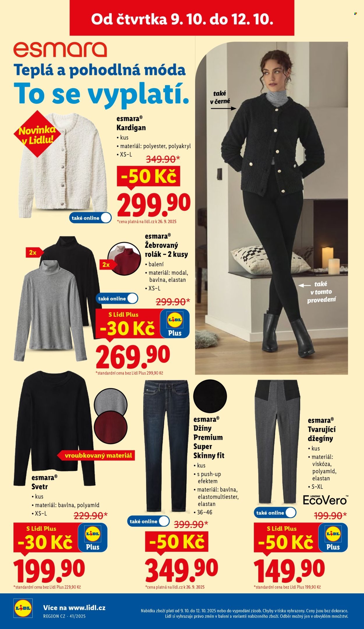 LIDL leták - Od čtvrtka 9.10.2025 (2025-10-09 - 2025-10-12)