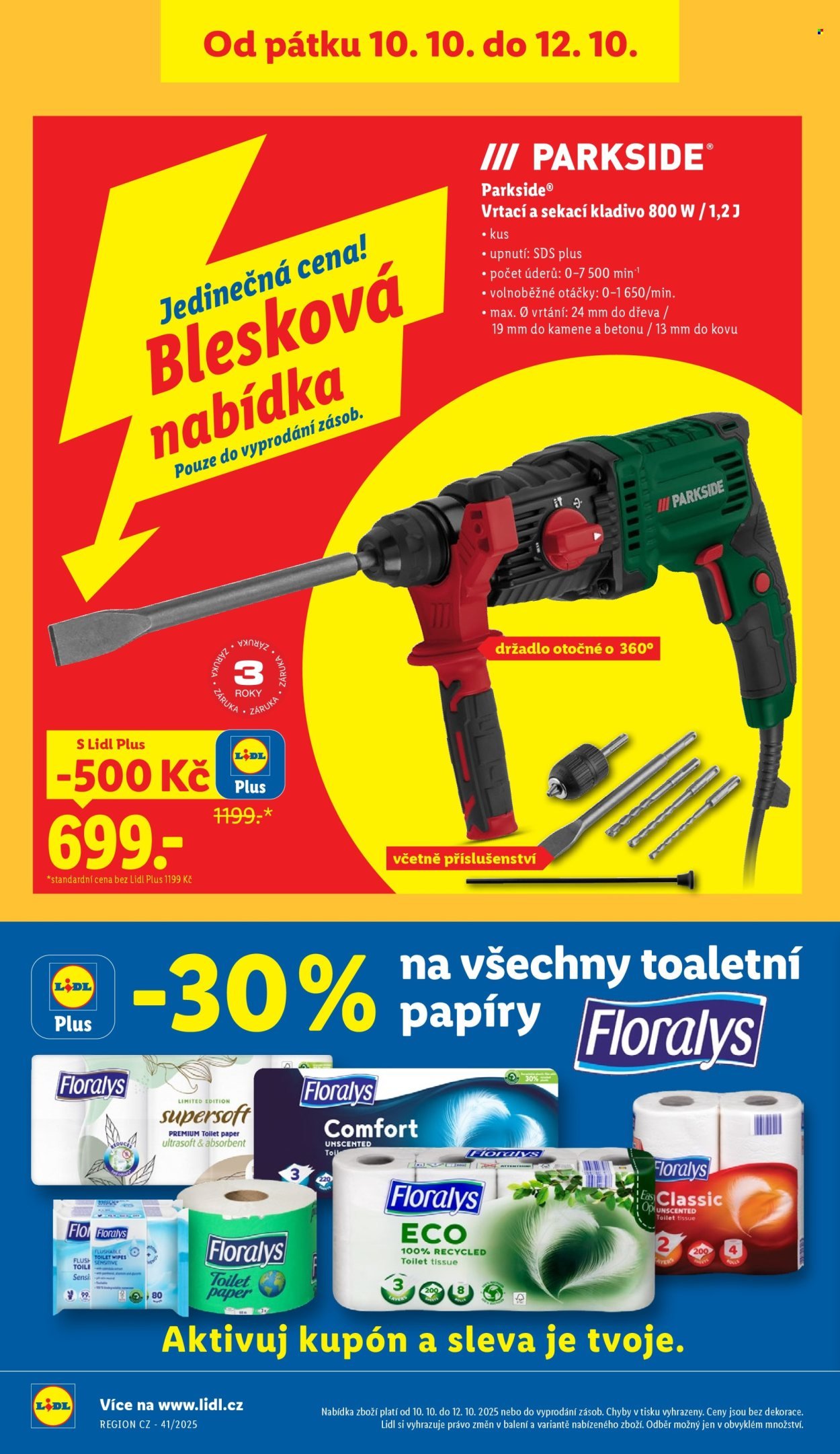 LIDL leták - Od čtvrtka 9.10.2025 (2025-10-09 - 2025-10-12)