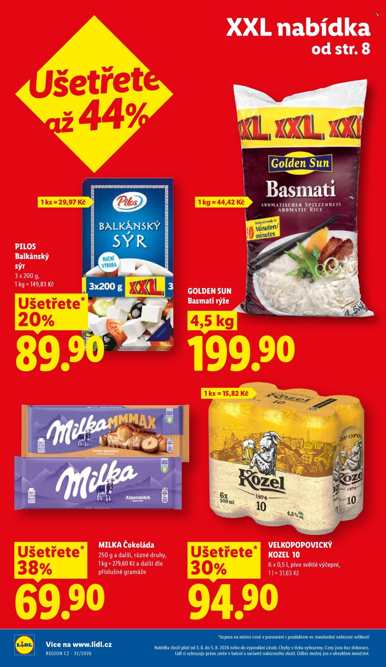 LIDL leták - Od pondělí 3.8.2026