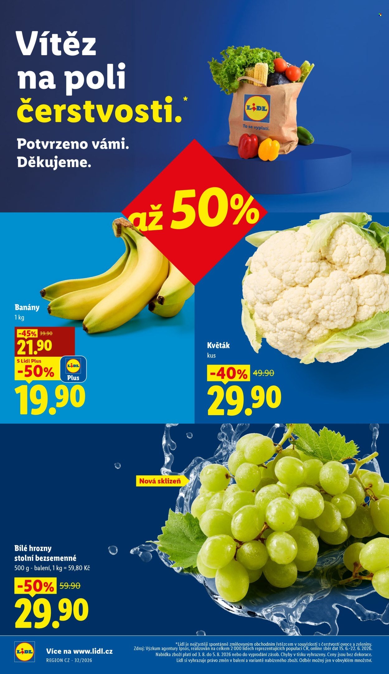 LIDL leták - Od pondělí 3.8.2026