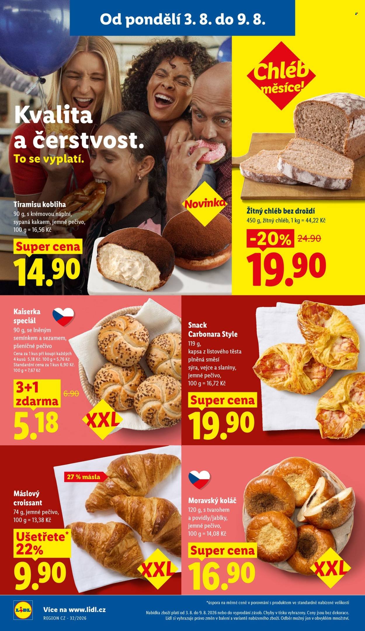 LIDL leták - Od pondělí 3.8.2026