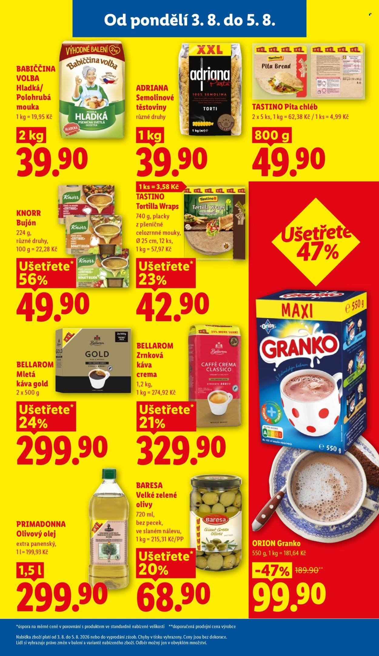 LIDL leták - Od pondělí 3.8.2026